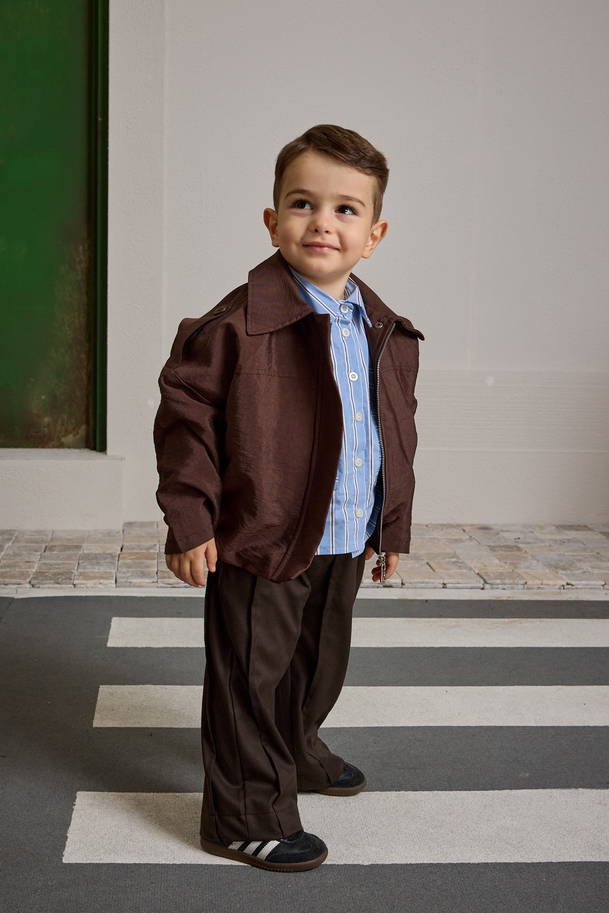 Apoletli Bomb Ceket Kahverengi