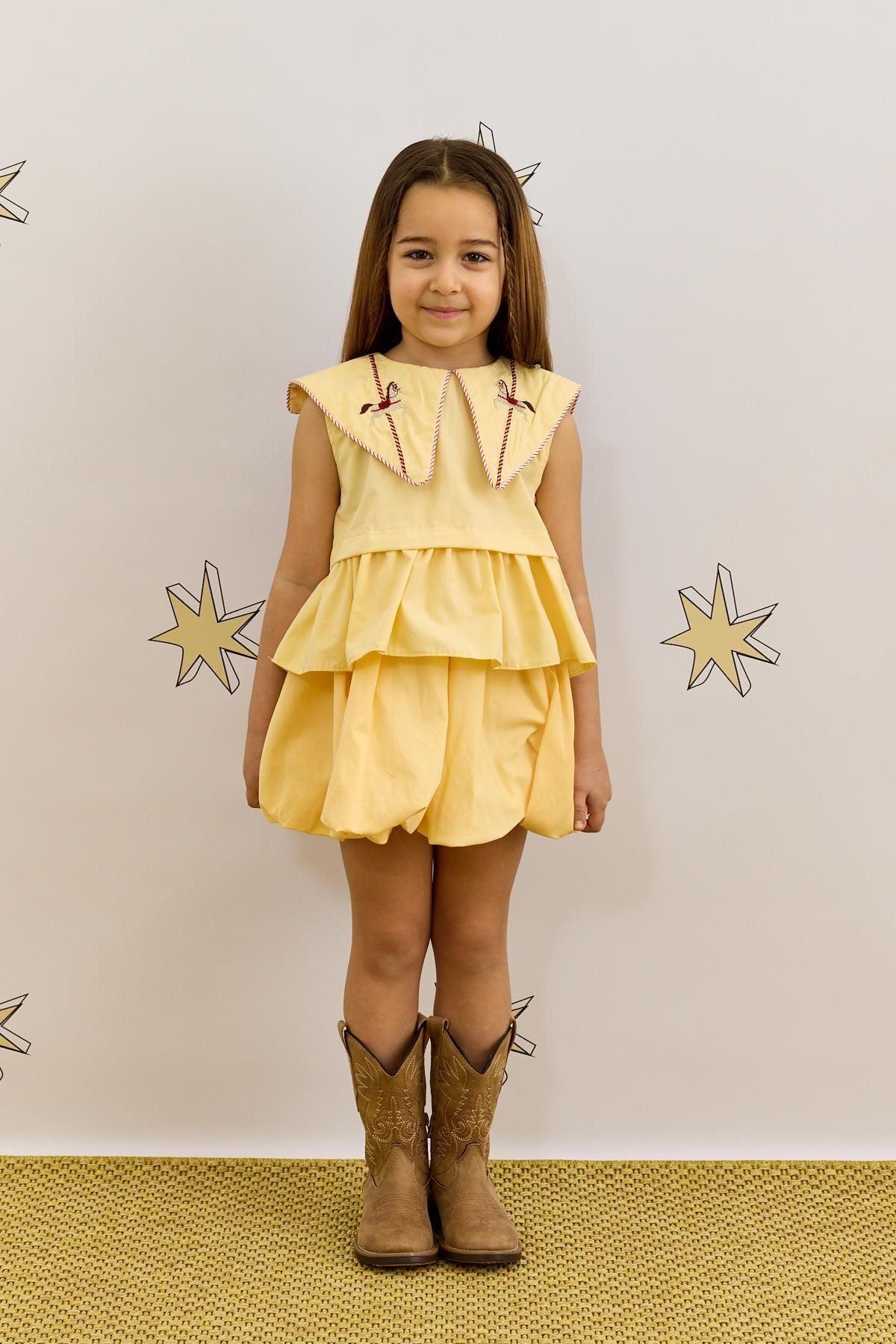 Balloon Skirt Yellow