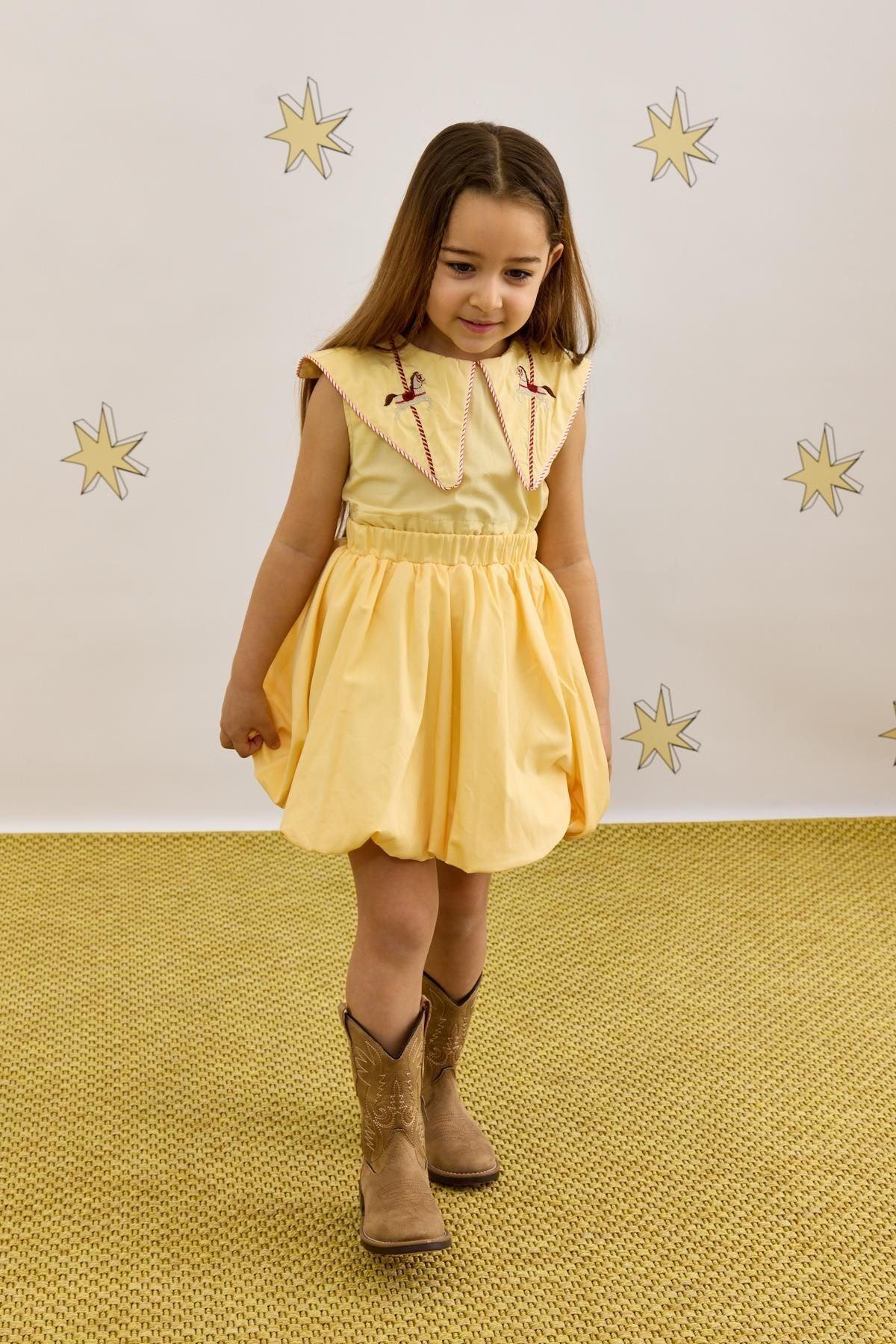 Balloon Skirt Yellow