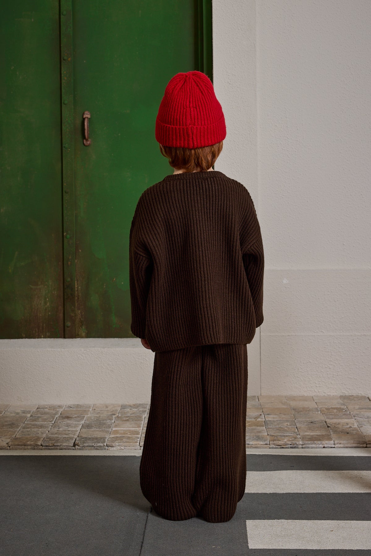 Basic Triko Takım Acı Kahve