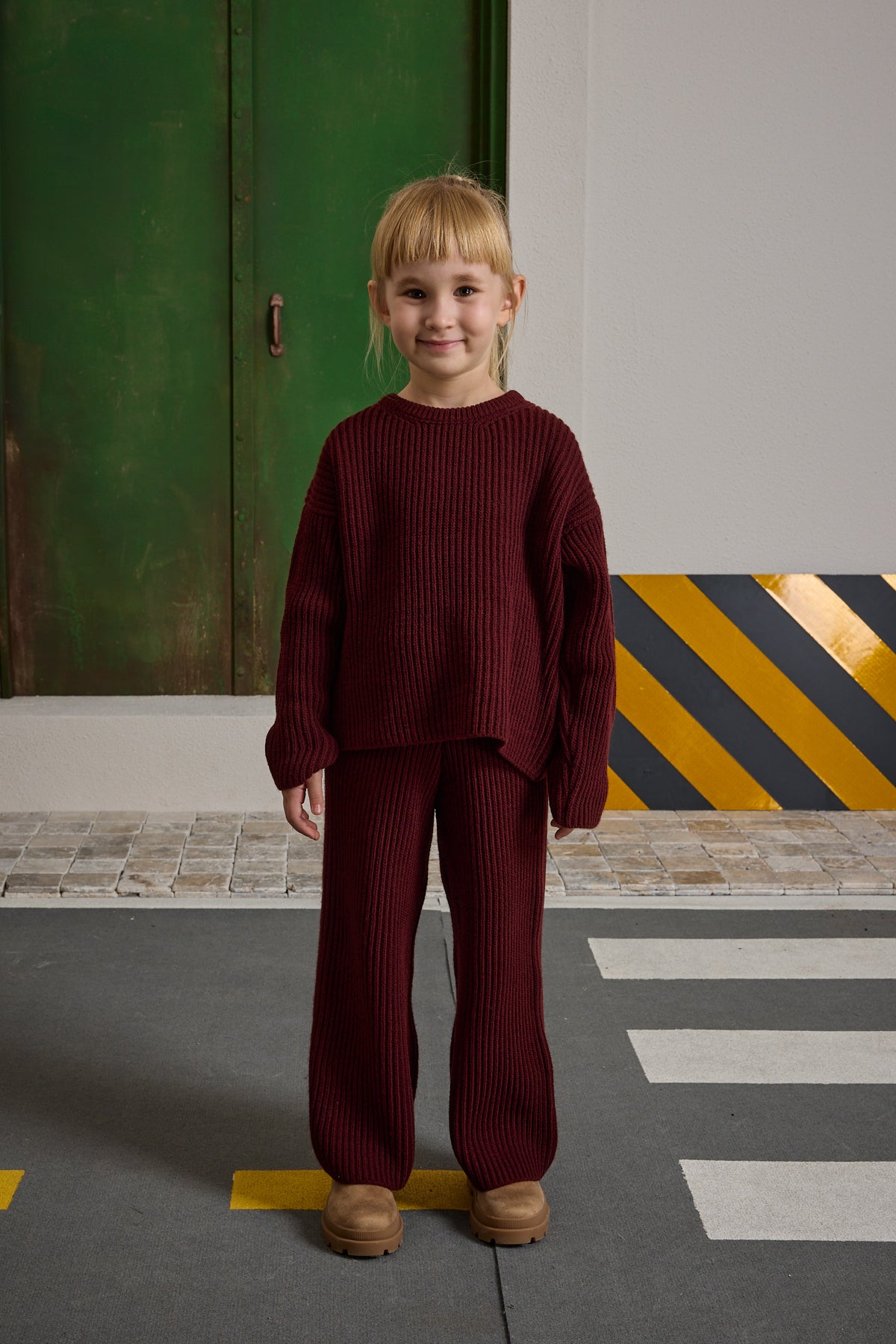 Basic Triko Takım Bordo