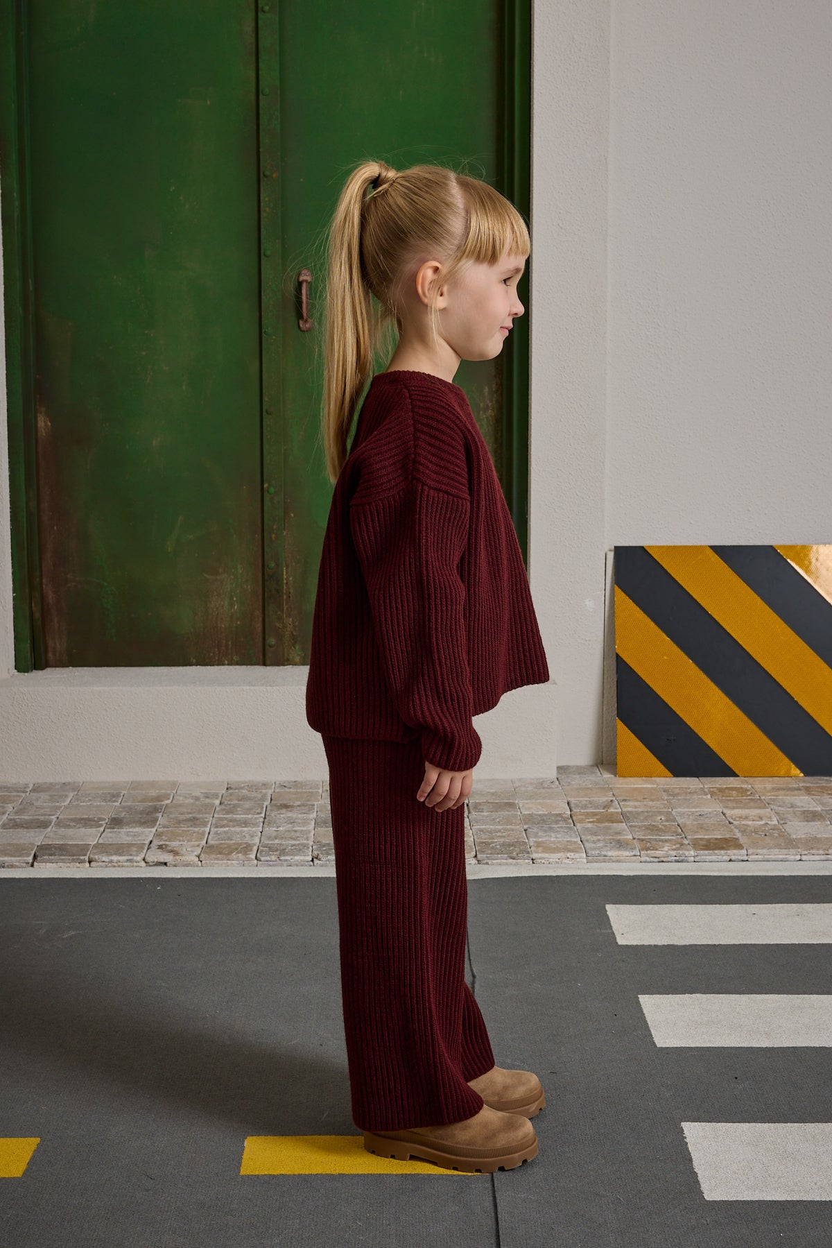 Basic Triko Takım Bordo