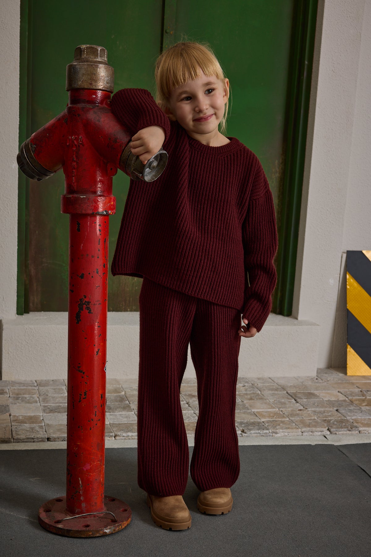 Basic Triko Takım Bordo