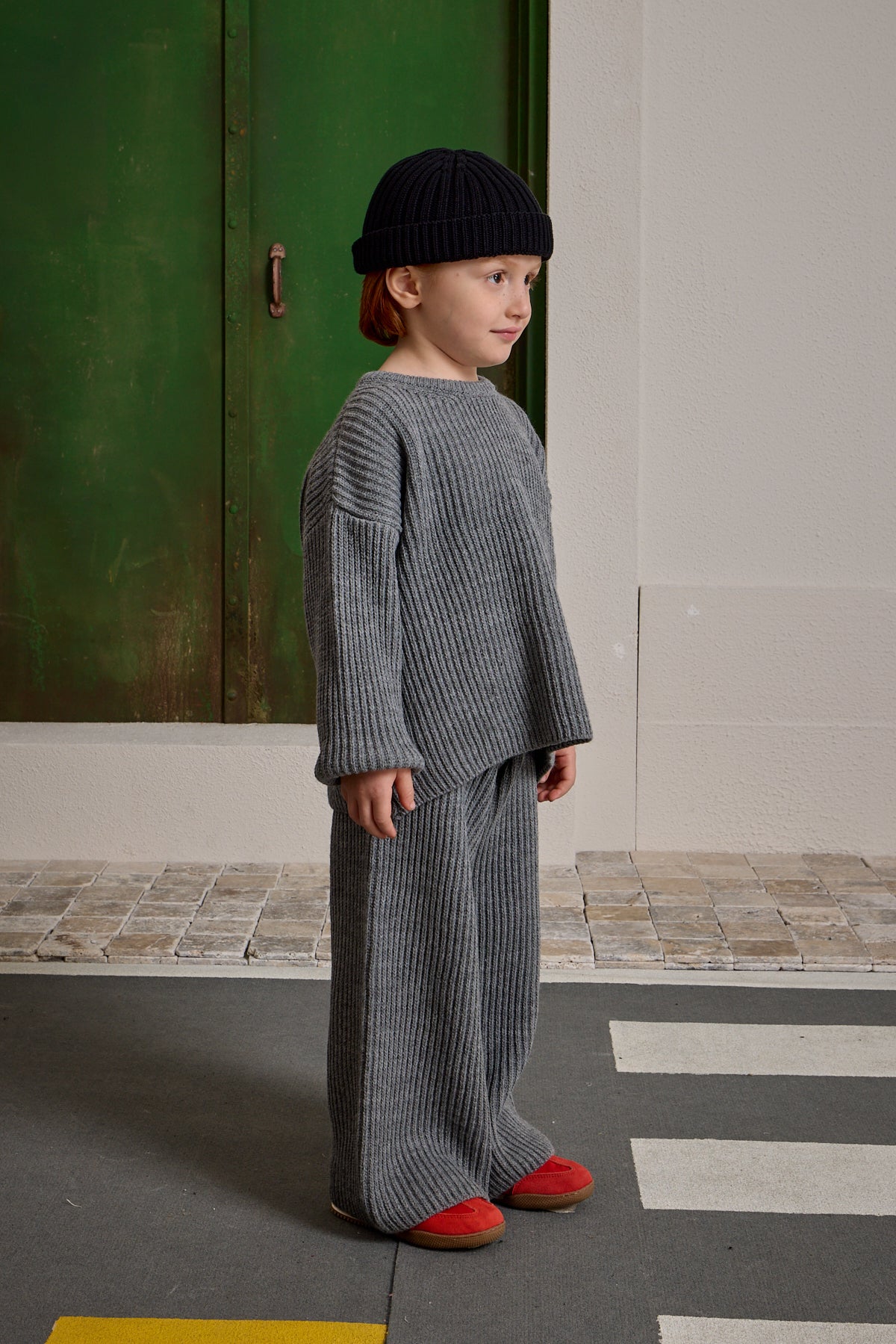 Basic Triko Takım Gri