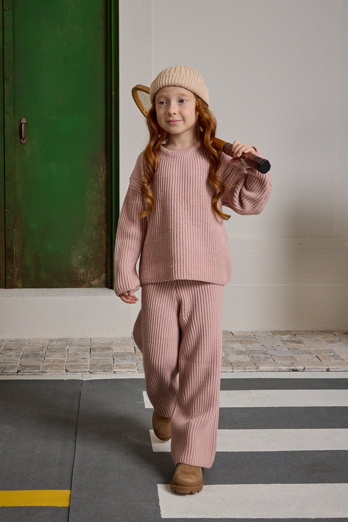 Basic Triko Takım Pembe