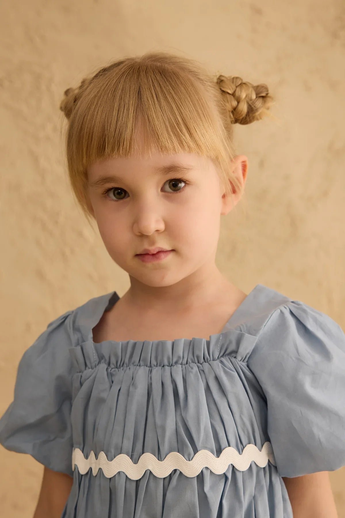 Büzgülü Pamuk Takım Açık mavi