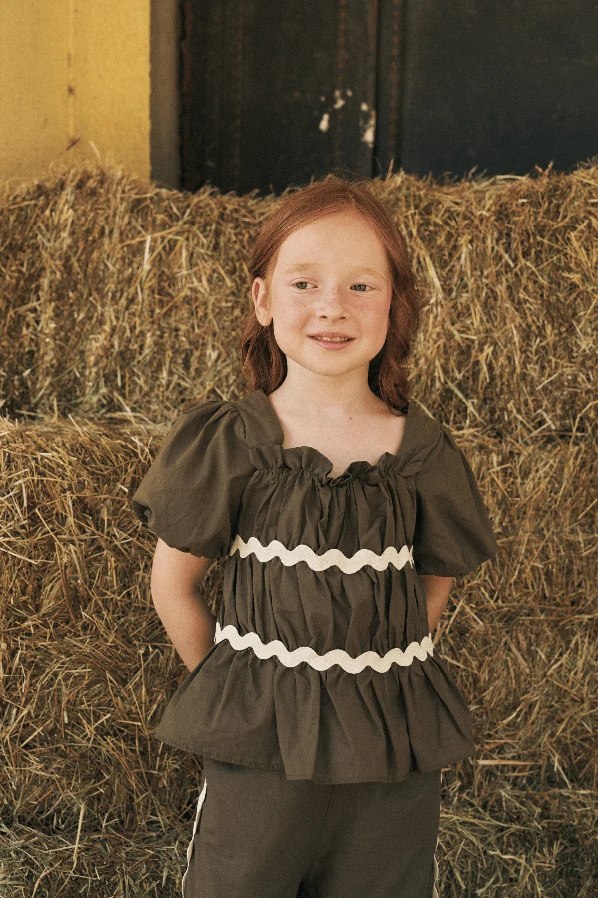 Büzgülü Pamuk Takım Haki