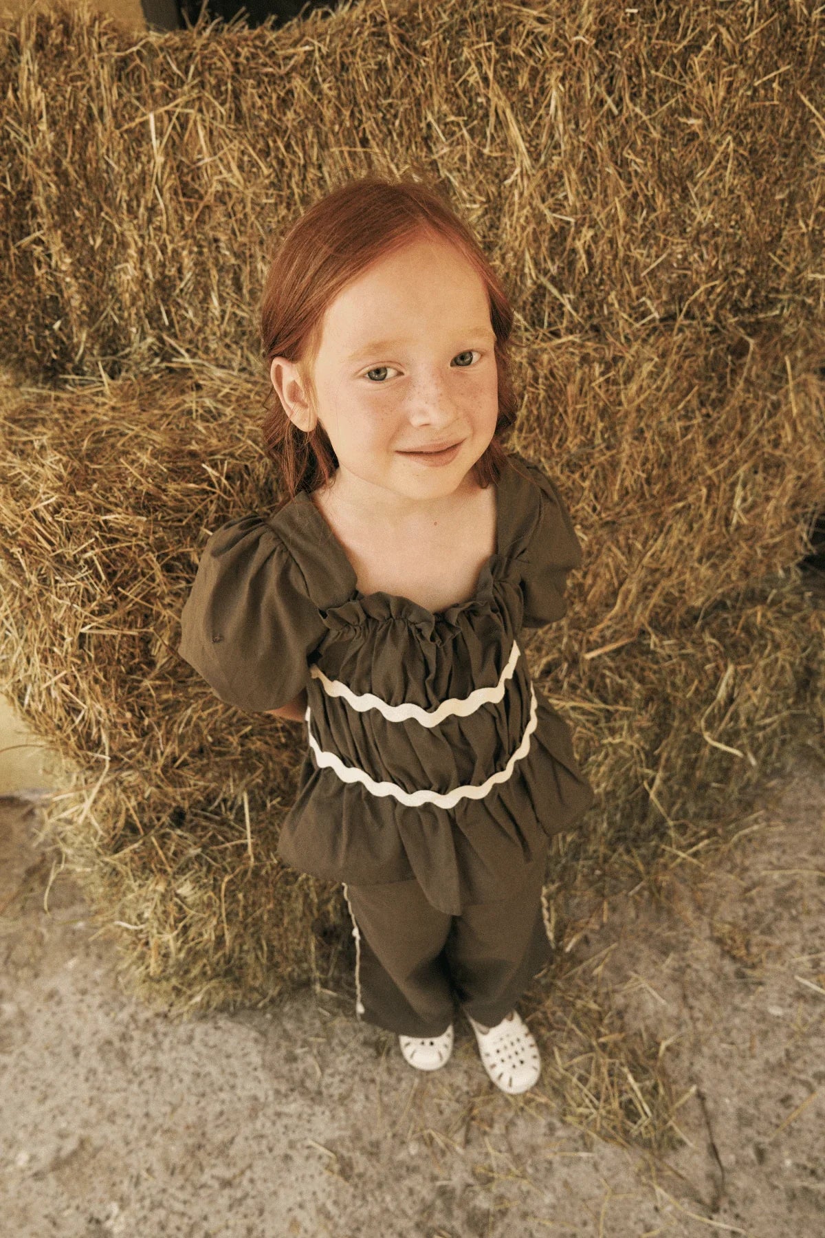 Büzgülü Pamuk Takım Haki