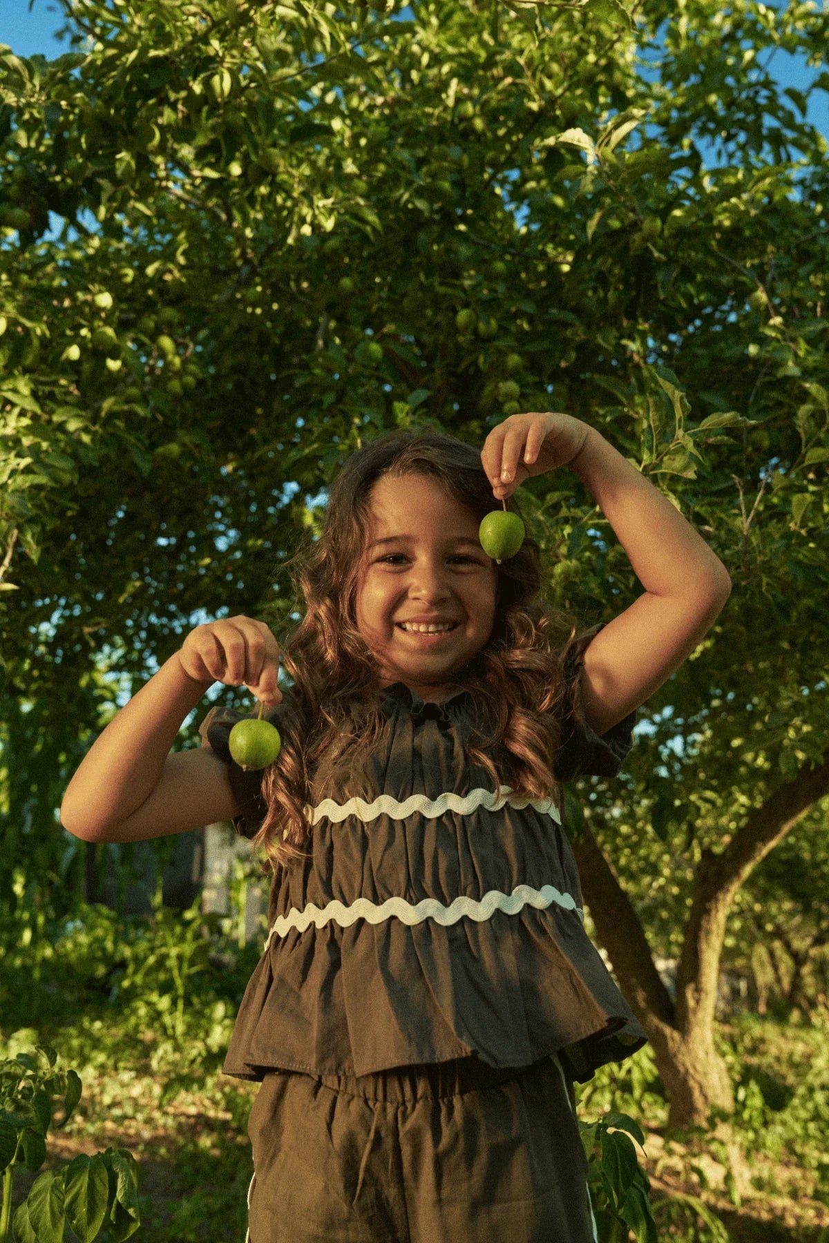 Büzgülü Pamuk Takım Haki