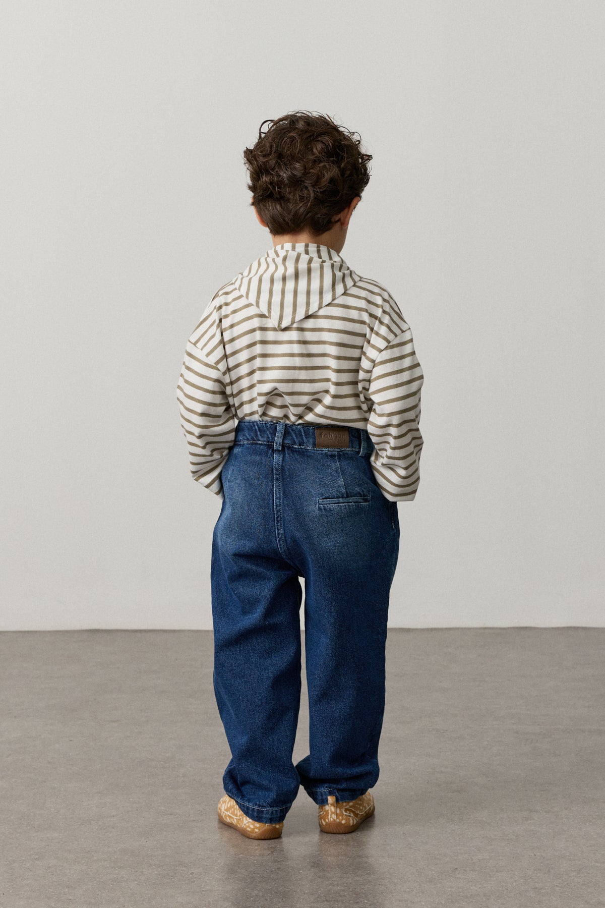 Çapraz Belli Bomb Denim Pantolon Lacivert - Fahhar Kids