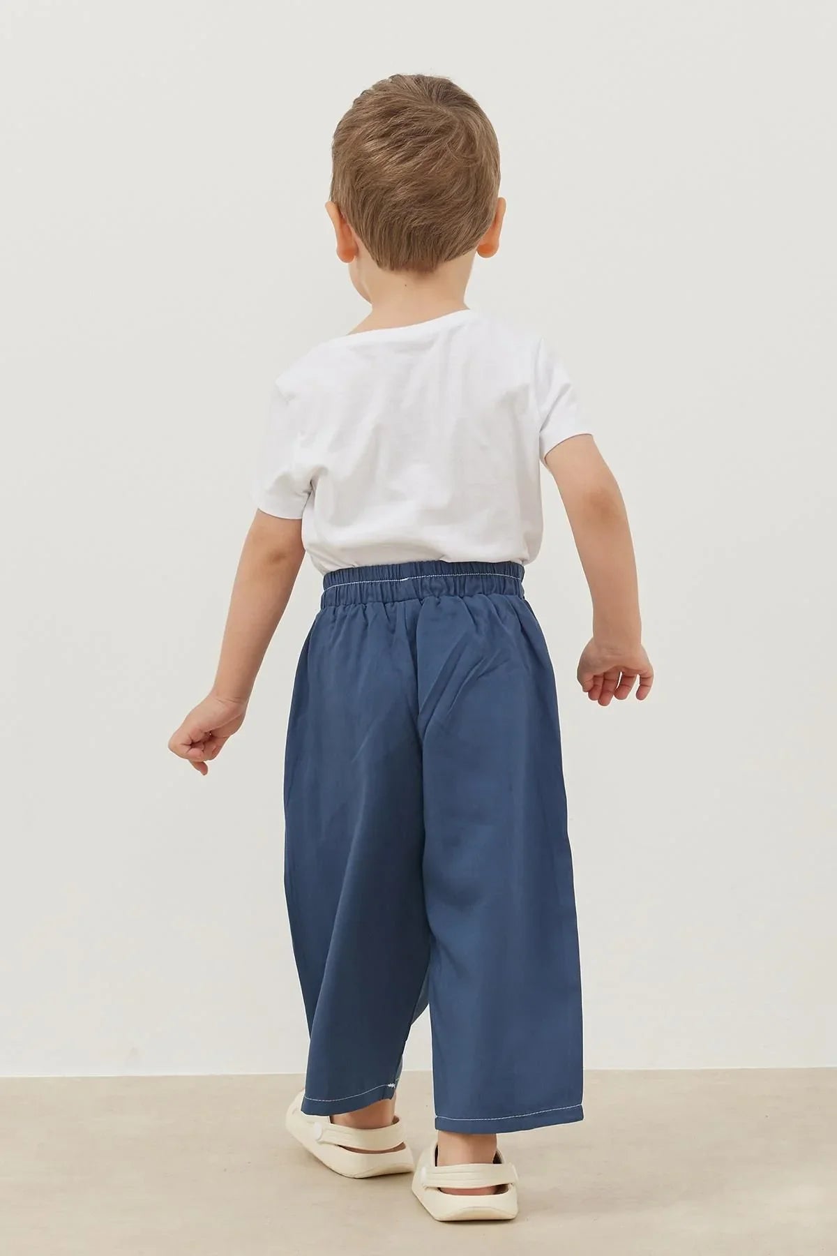 Double Needle Modal Trousers Indigo