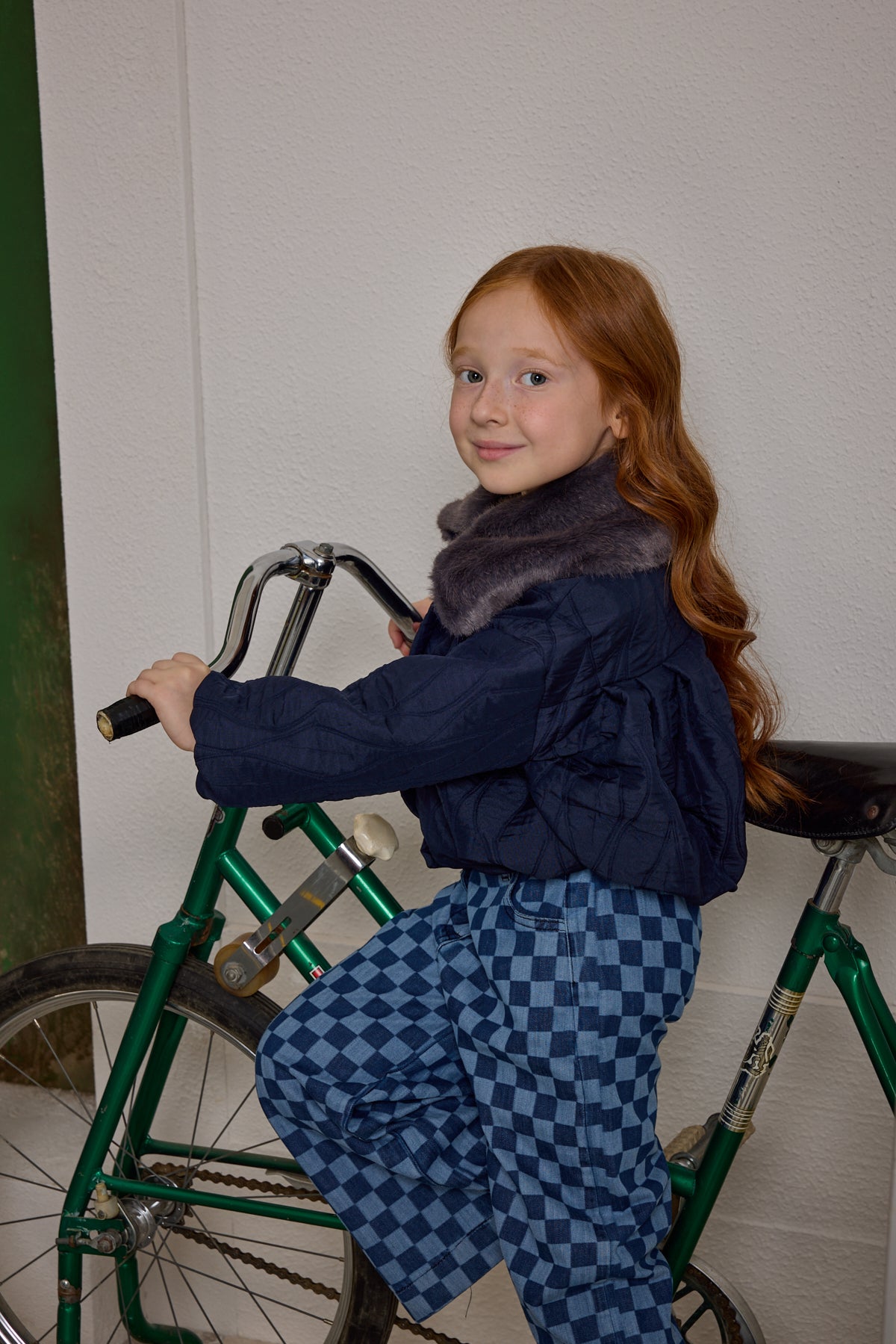 Çıkarılabilir Kürk Yakalı Mont Lacivert