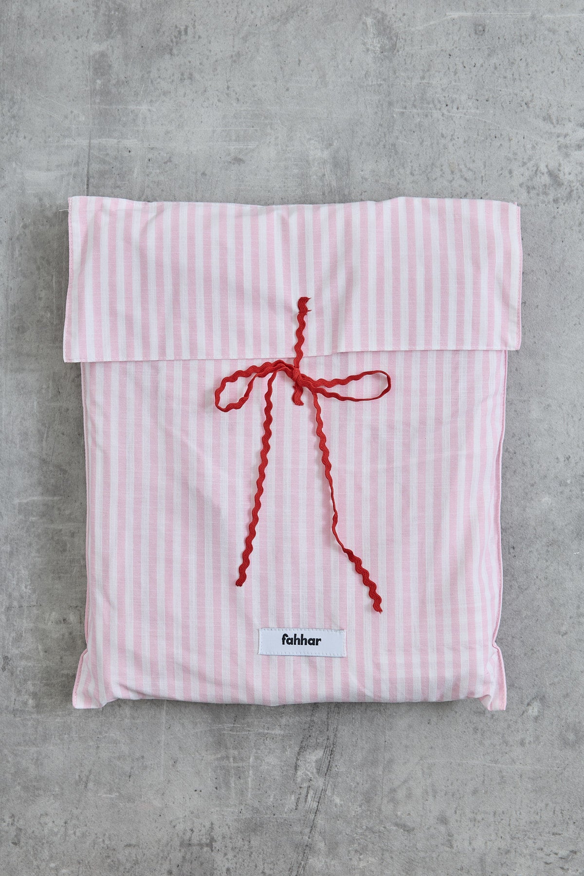 Çizgili Pamuk Pijama Takımı Pembe