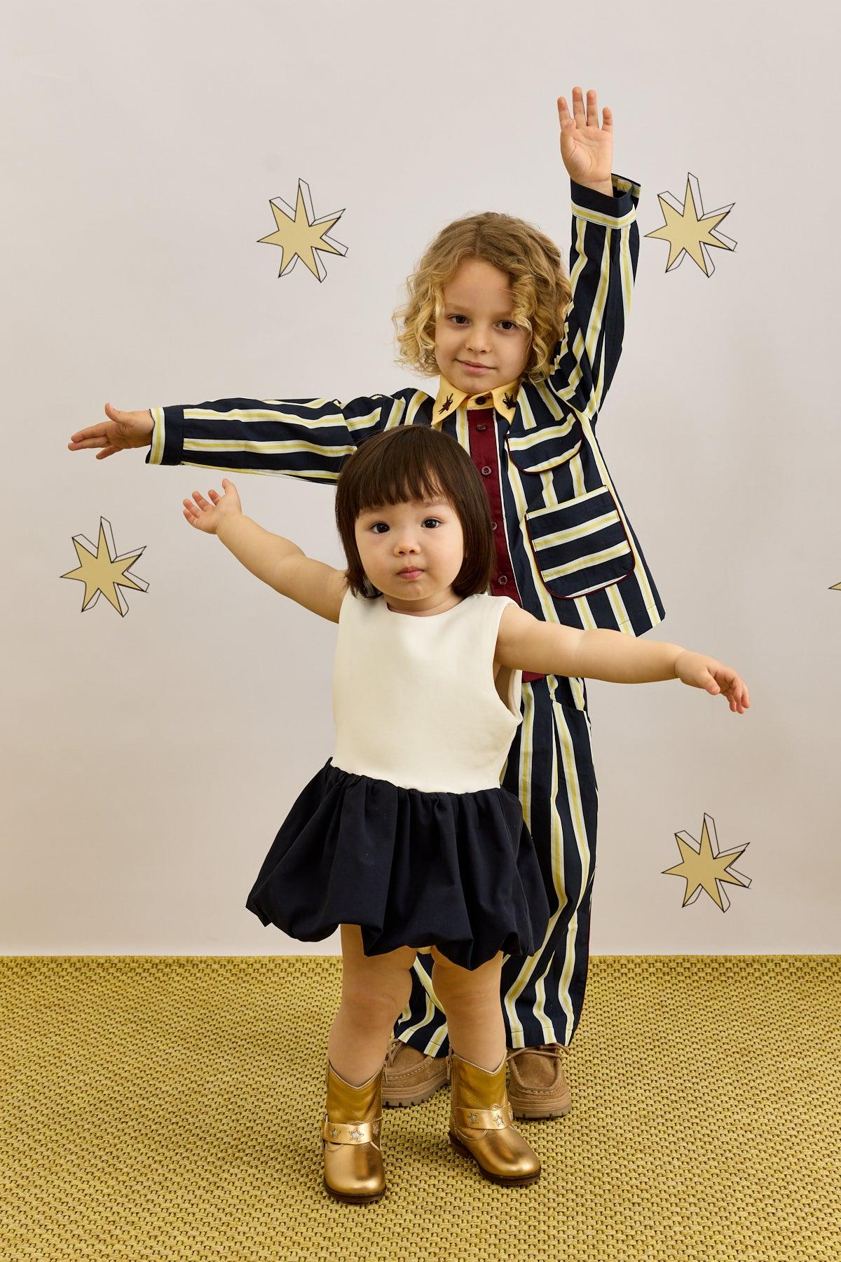 Çizgili Takım Lacivert