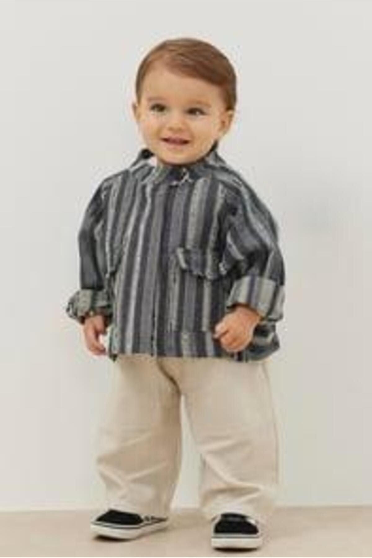 Çocuk Bomber Ceket KOT