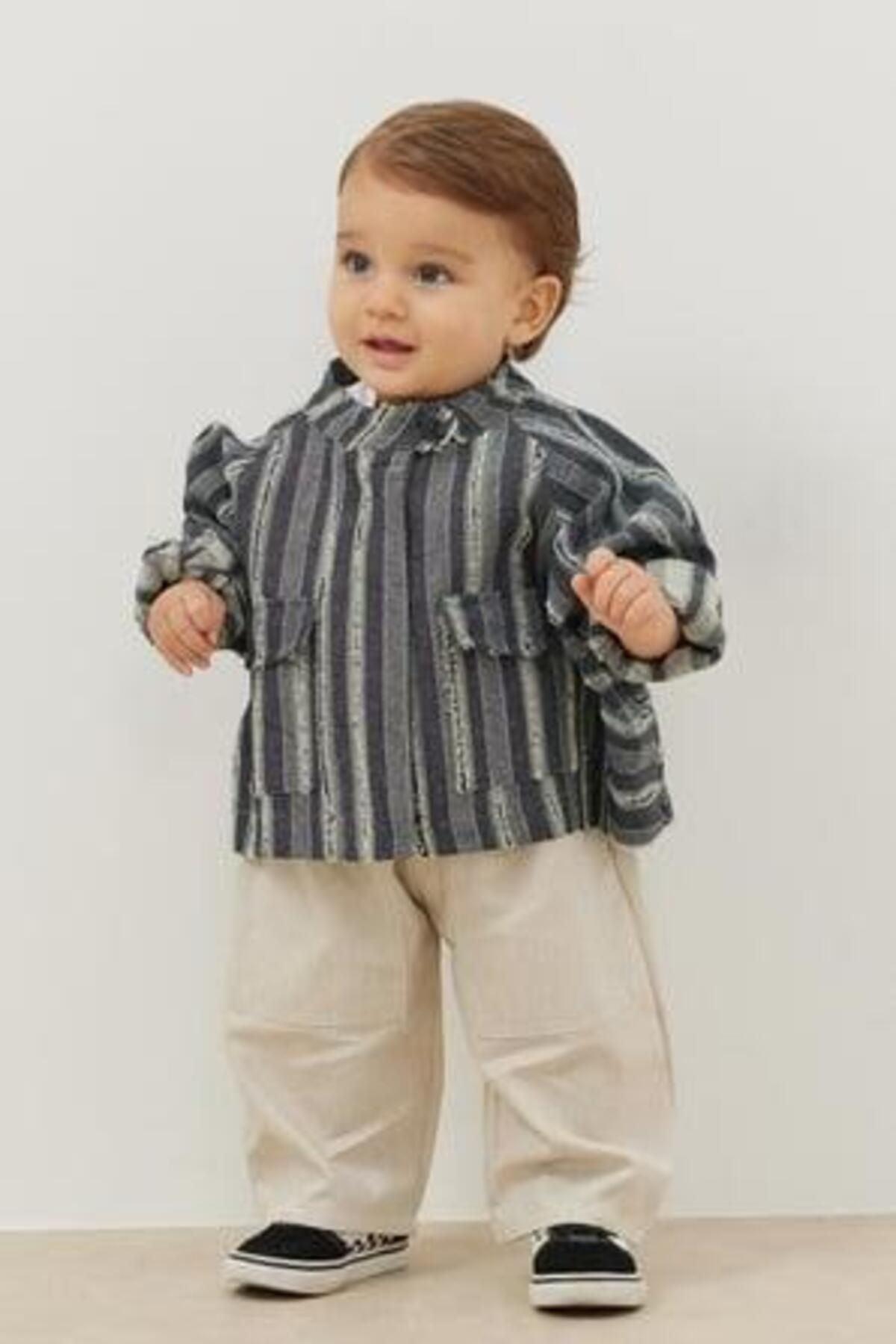 Çocuk Bomber Ceket KOT