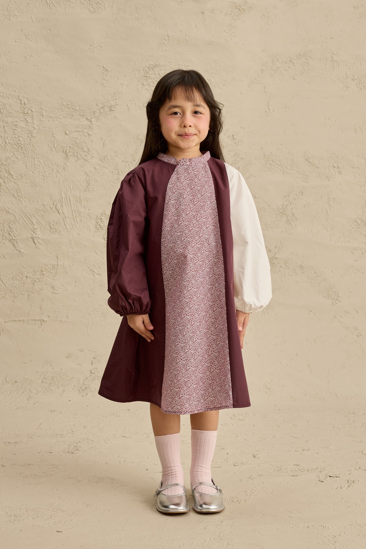 Çok Parçalı Elbise Mürdüm