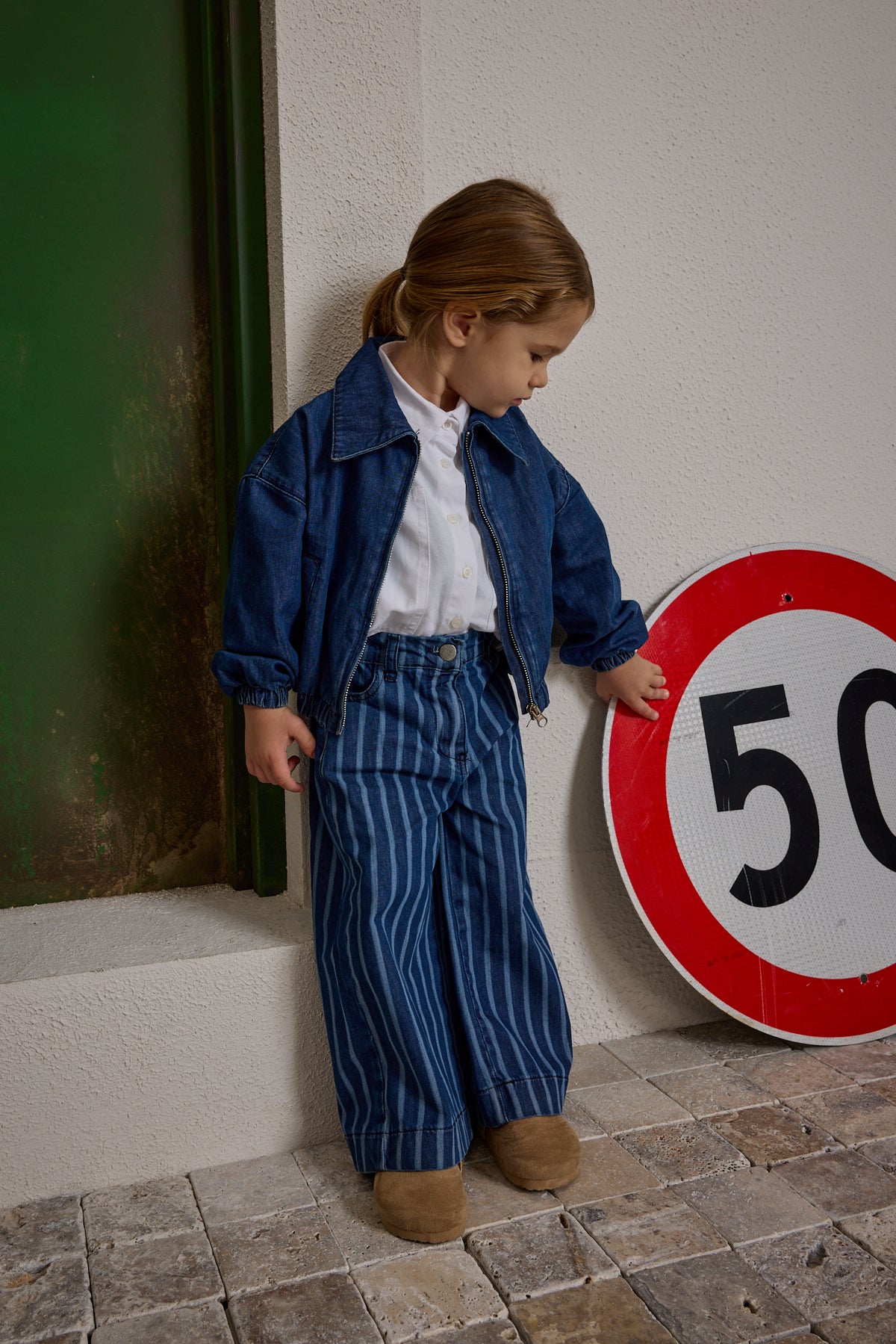 Denim Bomb Ceket Koyu Mavi