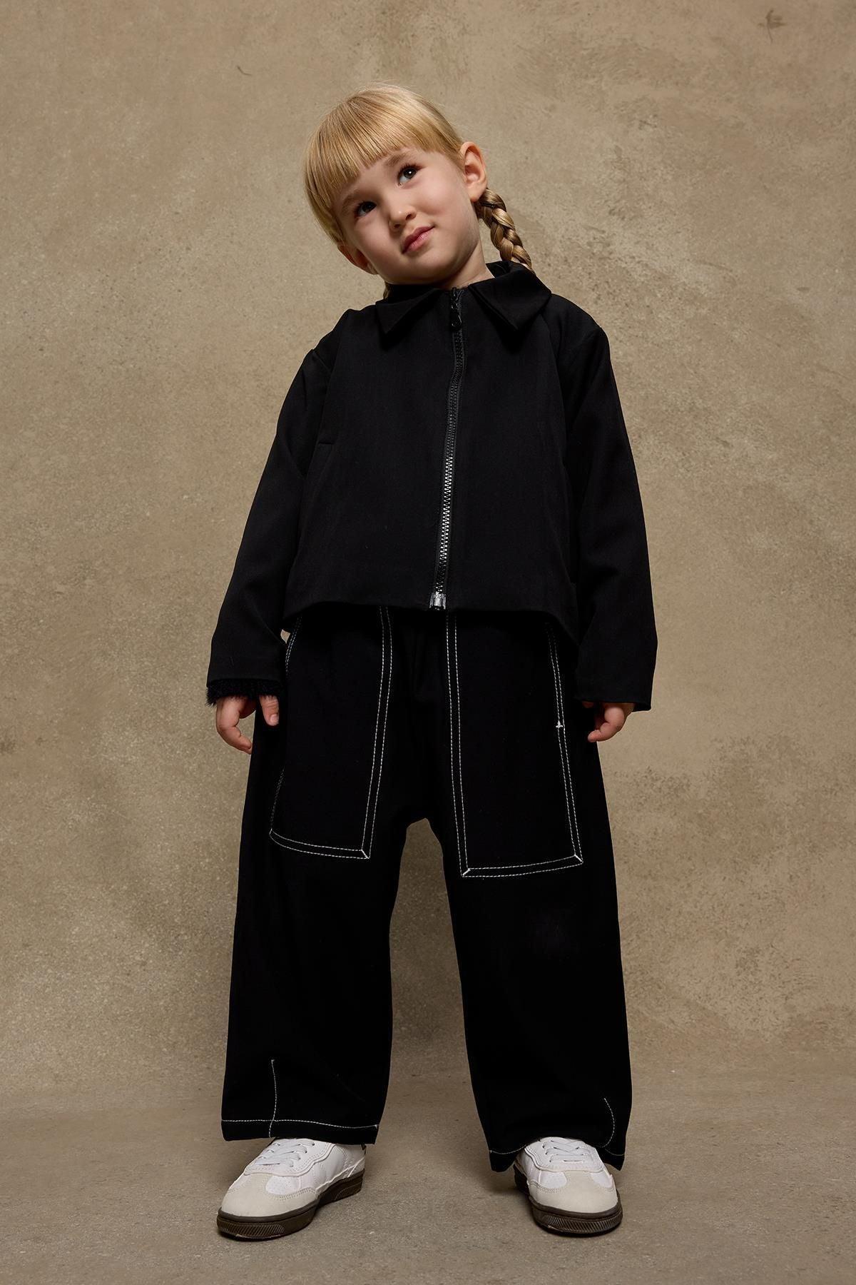 Zippered Jacket Black