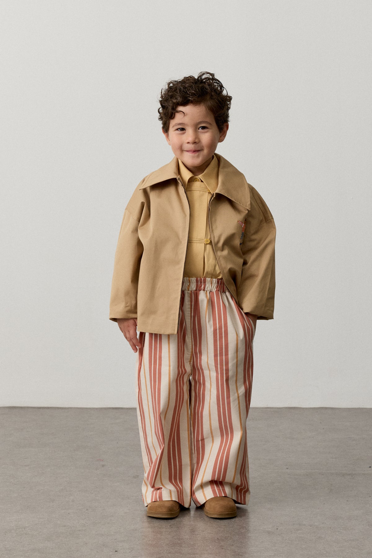 Garni Cepli Oversize Pantolon Krem
