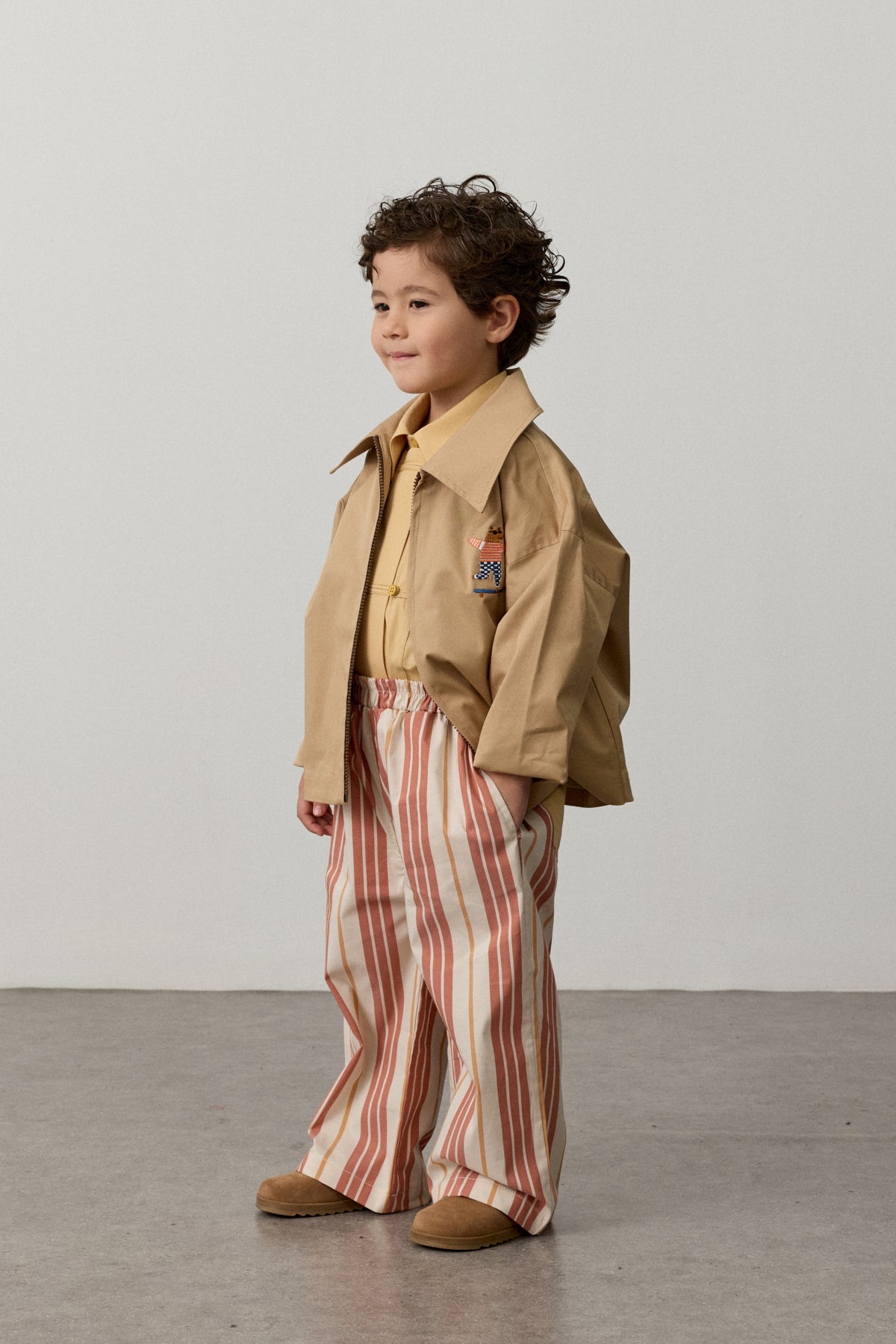 Garni Cepli Oversize Pantolon Krem