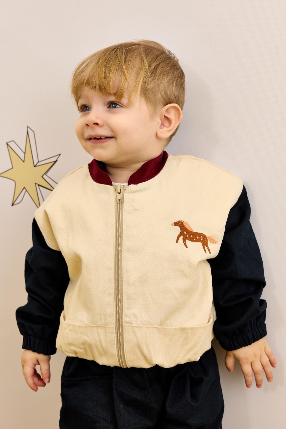 Garnili Bomb Ceket Lacivert