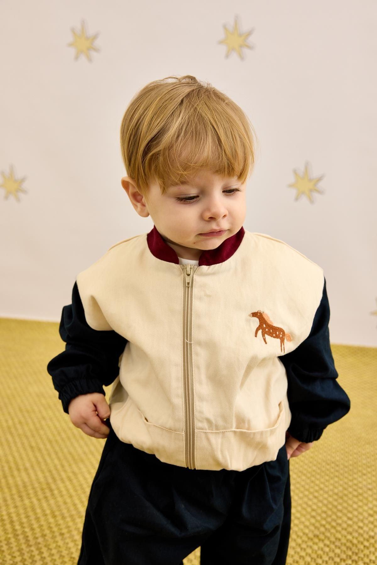 Garnili Bomb Ceket Lacivert