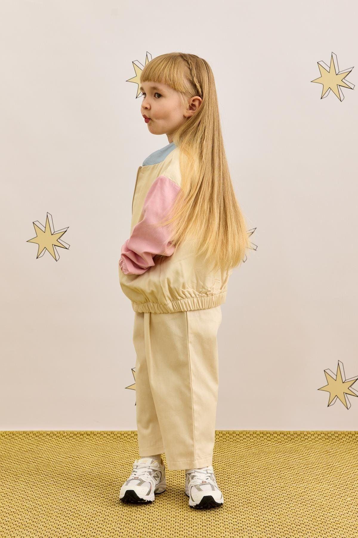 Garnili Bomb Ceket Pembe