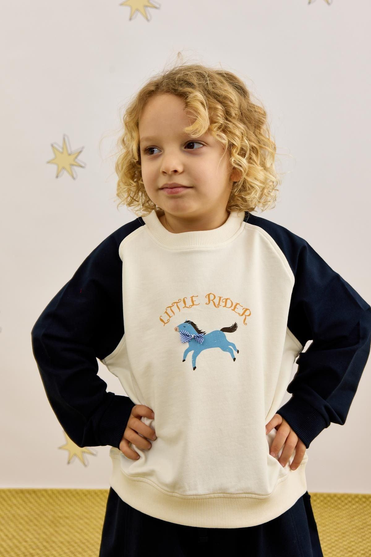 Garnili Sweatshirt Takım Lacivert