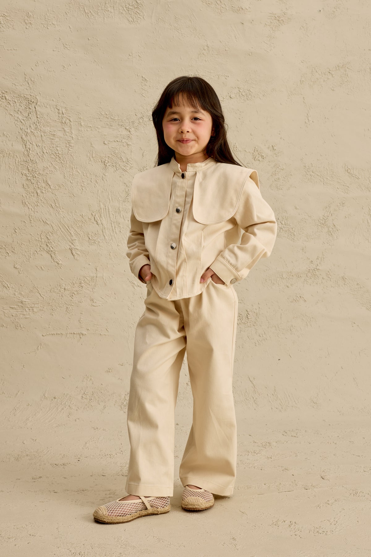 Geniş Yakalı Ceket Takım Taş