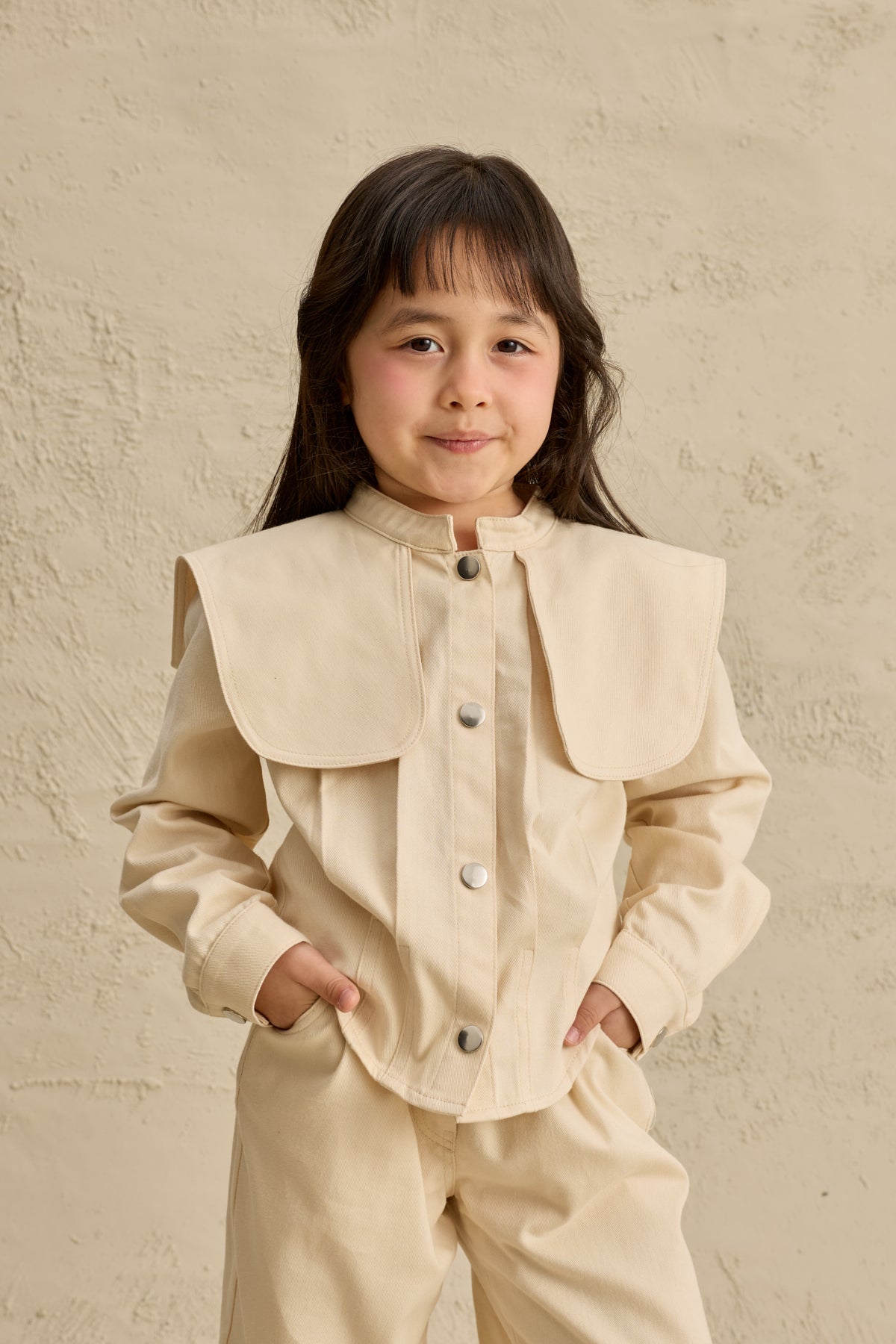 Geniş Yakalı Ceket Takım Taş