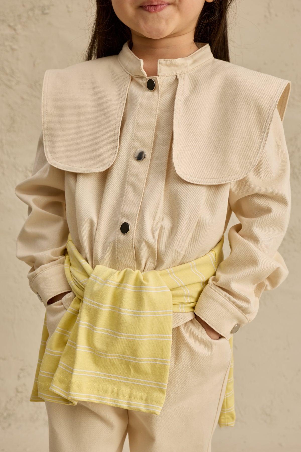 Geniş Yakalı Ceket Takım Taş