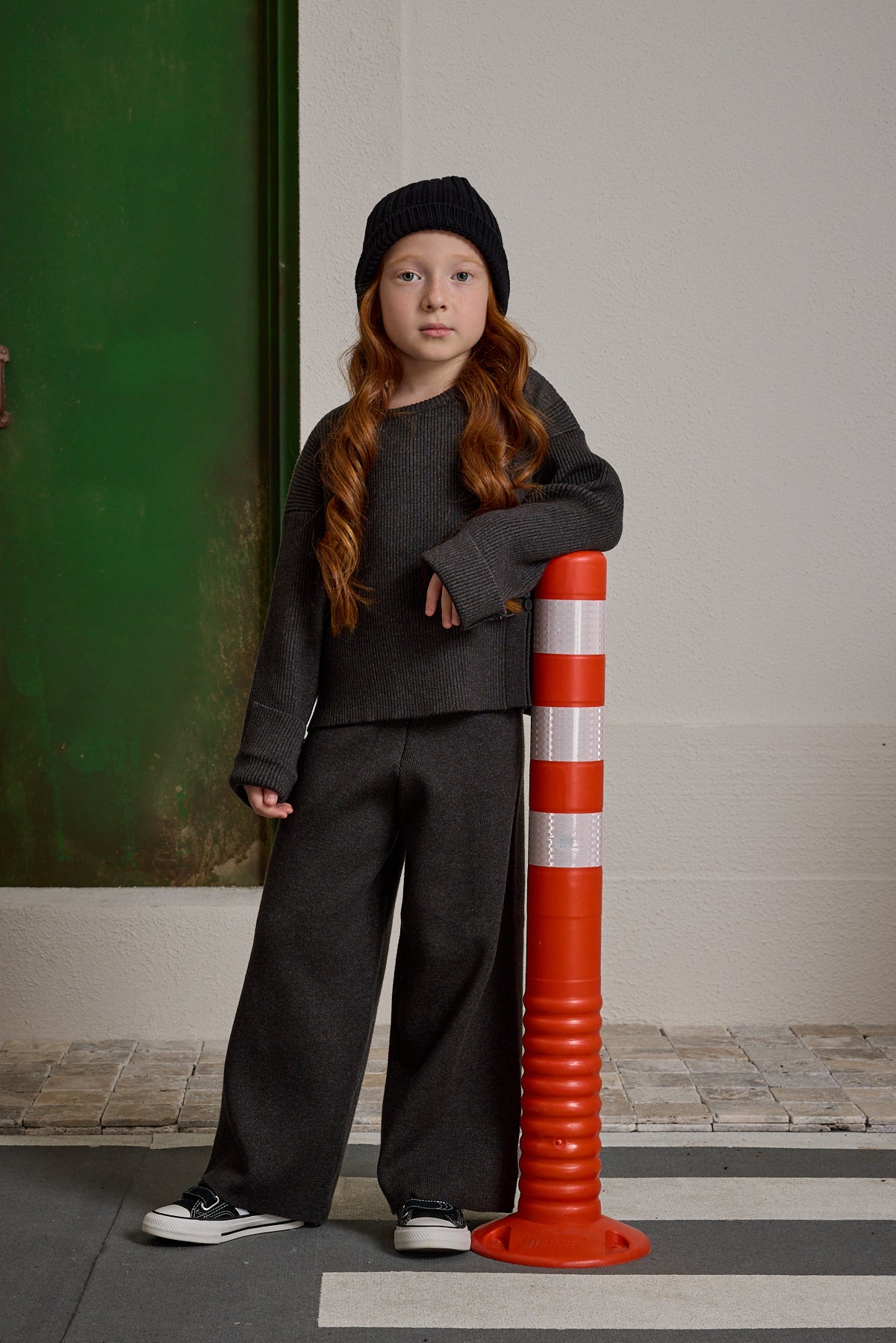 İpek Dokulu Triko Takım Antrasit