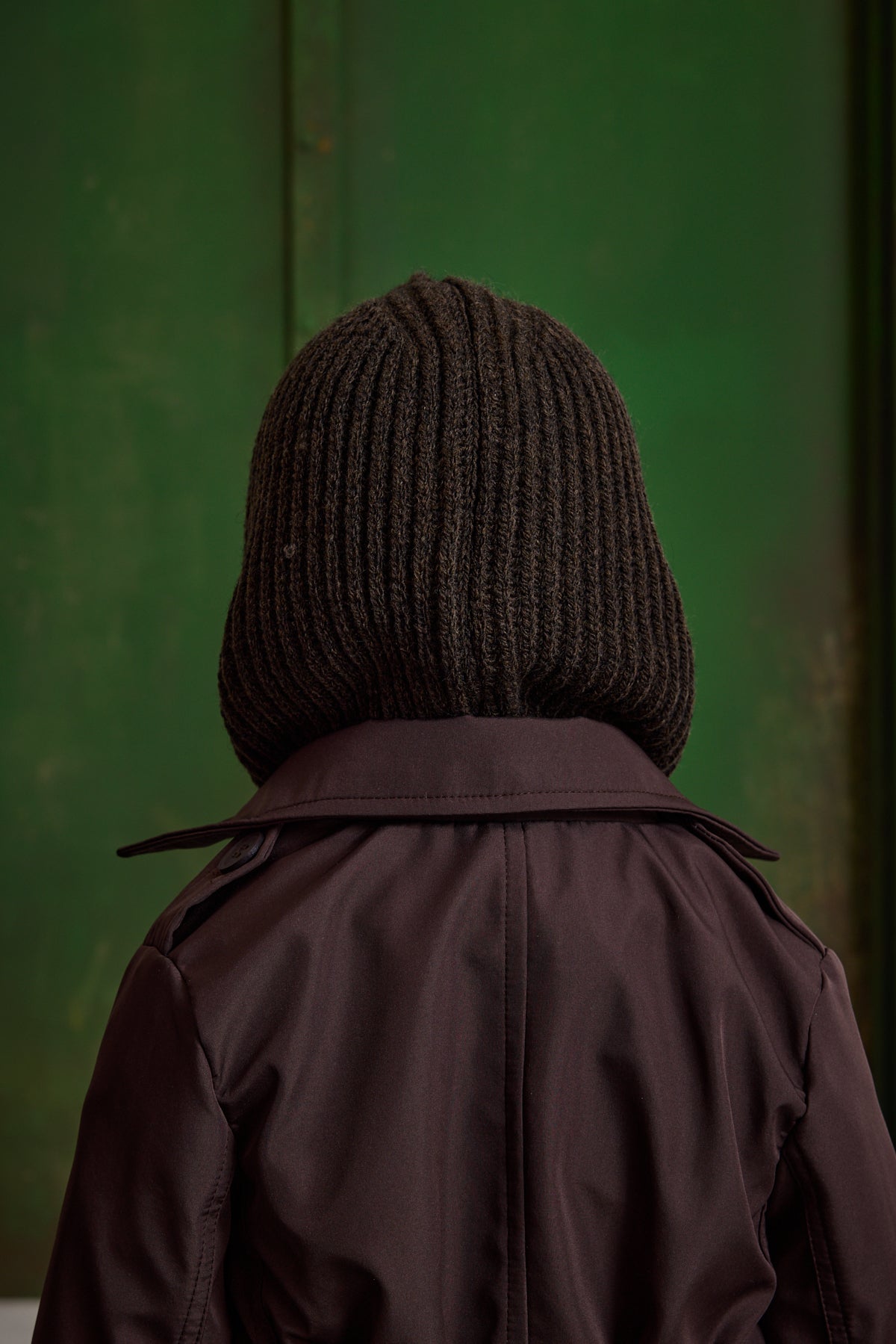 İpli Çocuk Kar Beresi Koyu Kahve