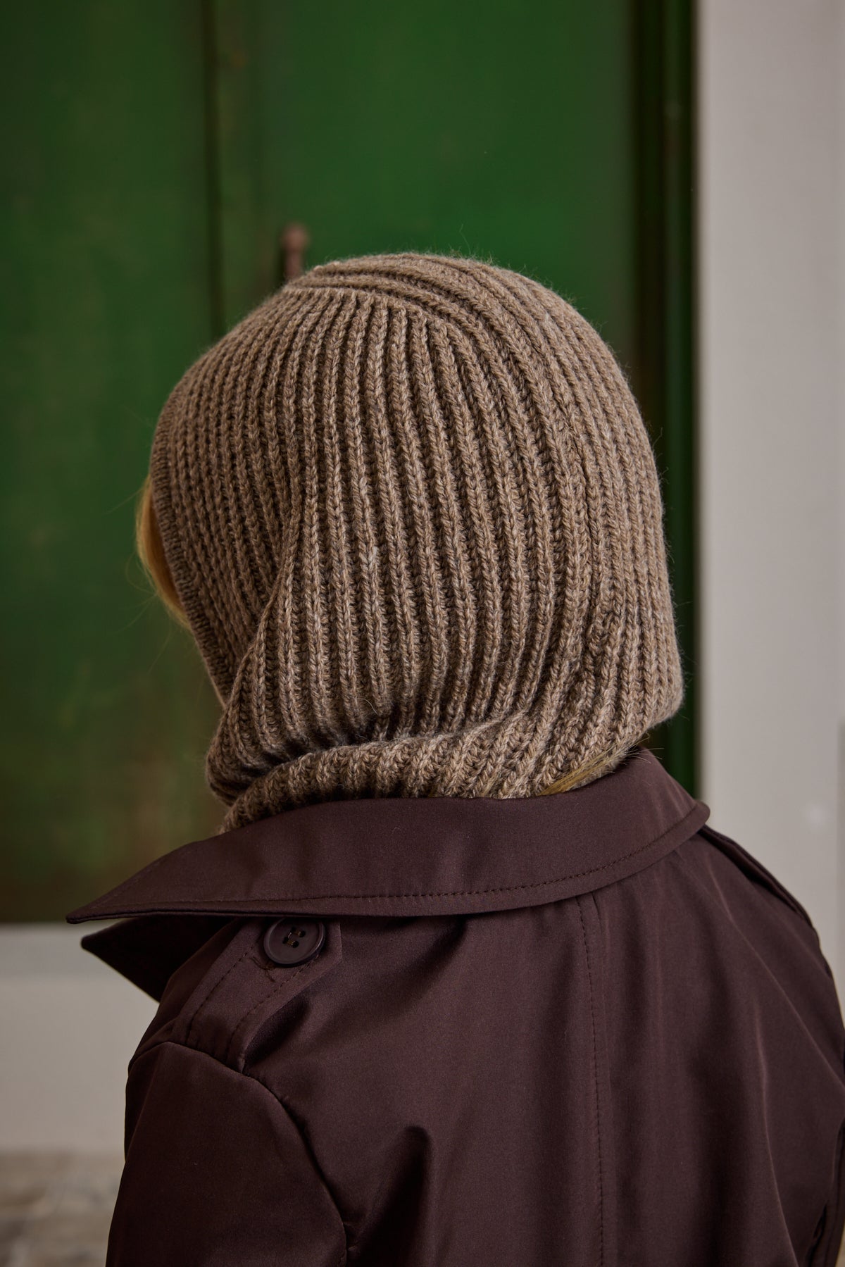 Children's Mink Snow Beanie with Rope