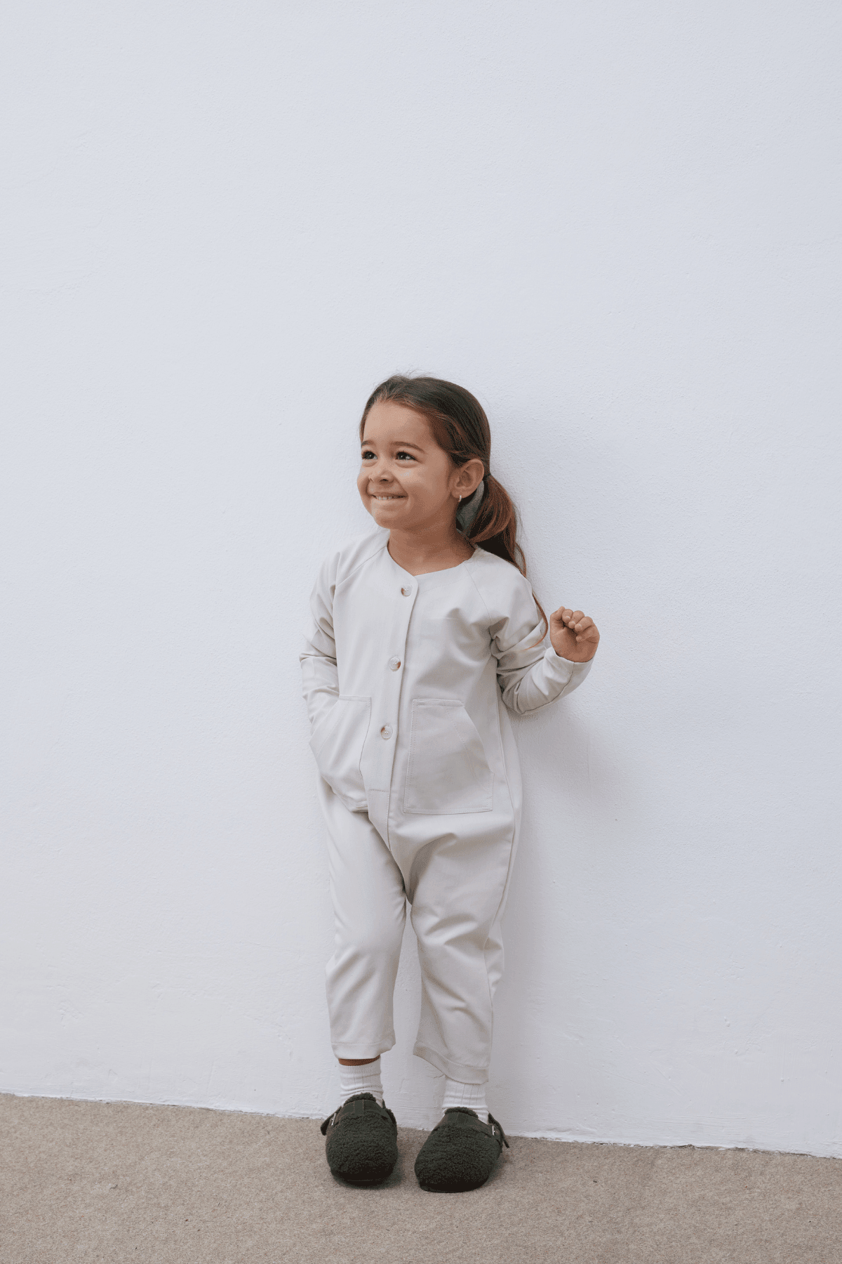 Kanguru Cepli Çocuk Tulum Taş