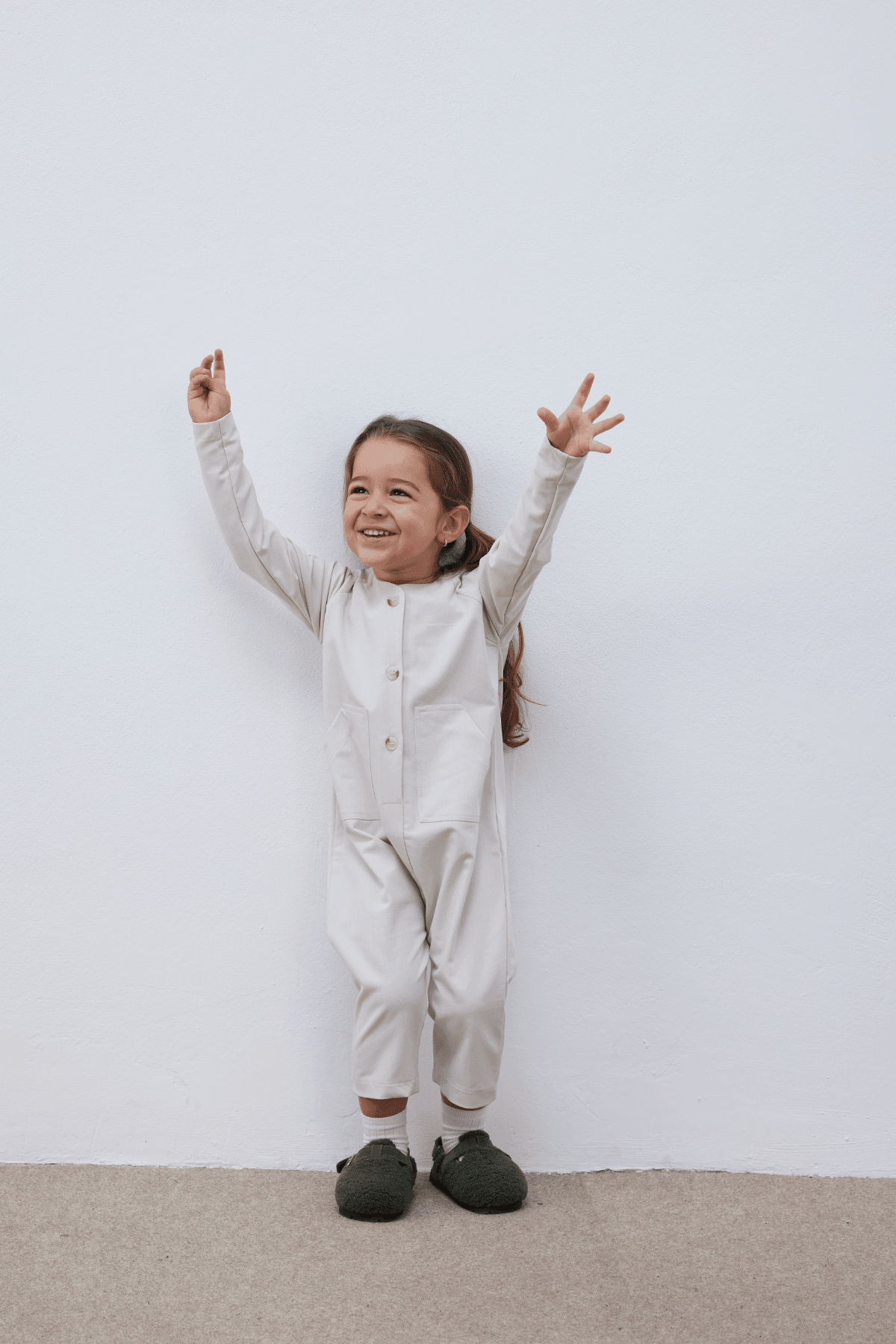 Kanguru Cepli Çocuk Tulum Taş