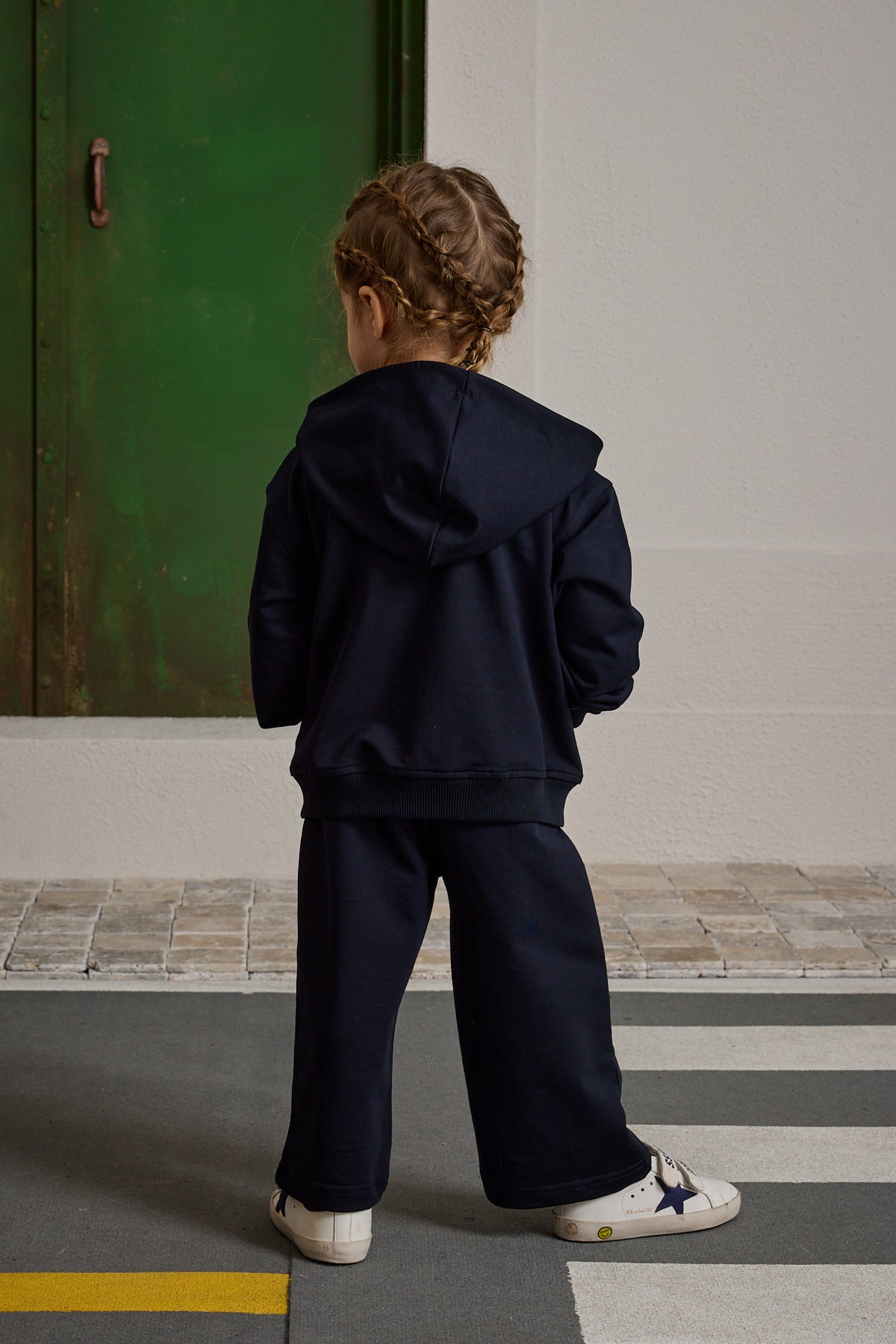 Kapüşonlu Basic Eşofman Takımı Lacivert