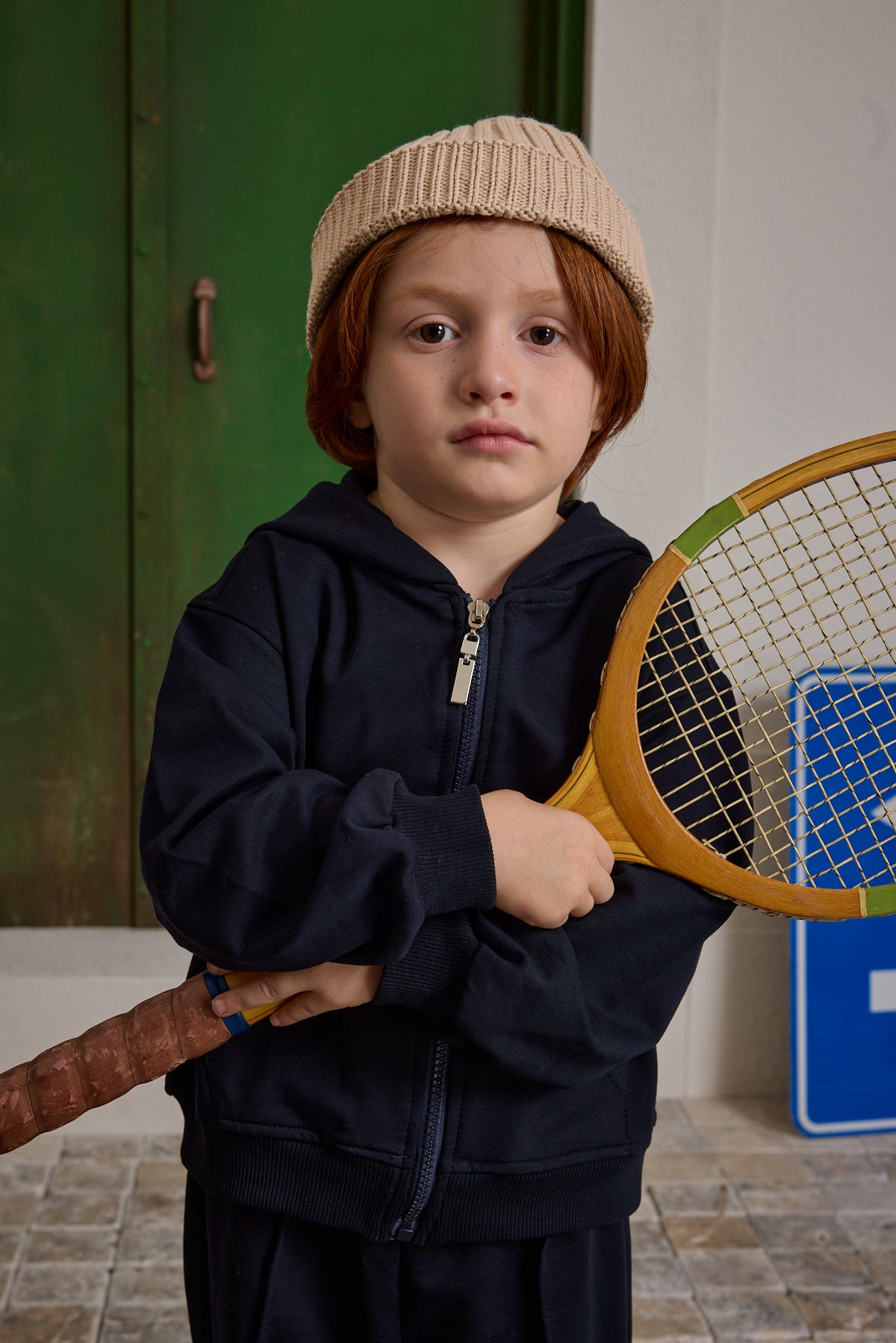 Kapüşonlu Basic Eşofman Takımı Lacivert