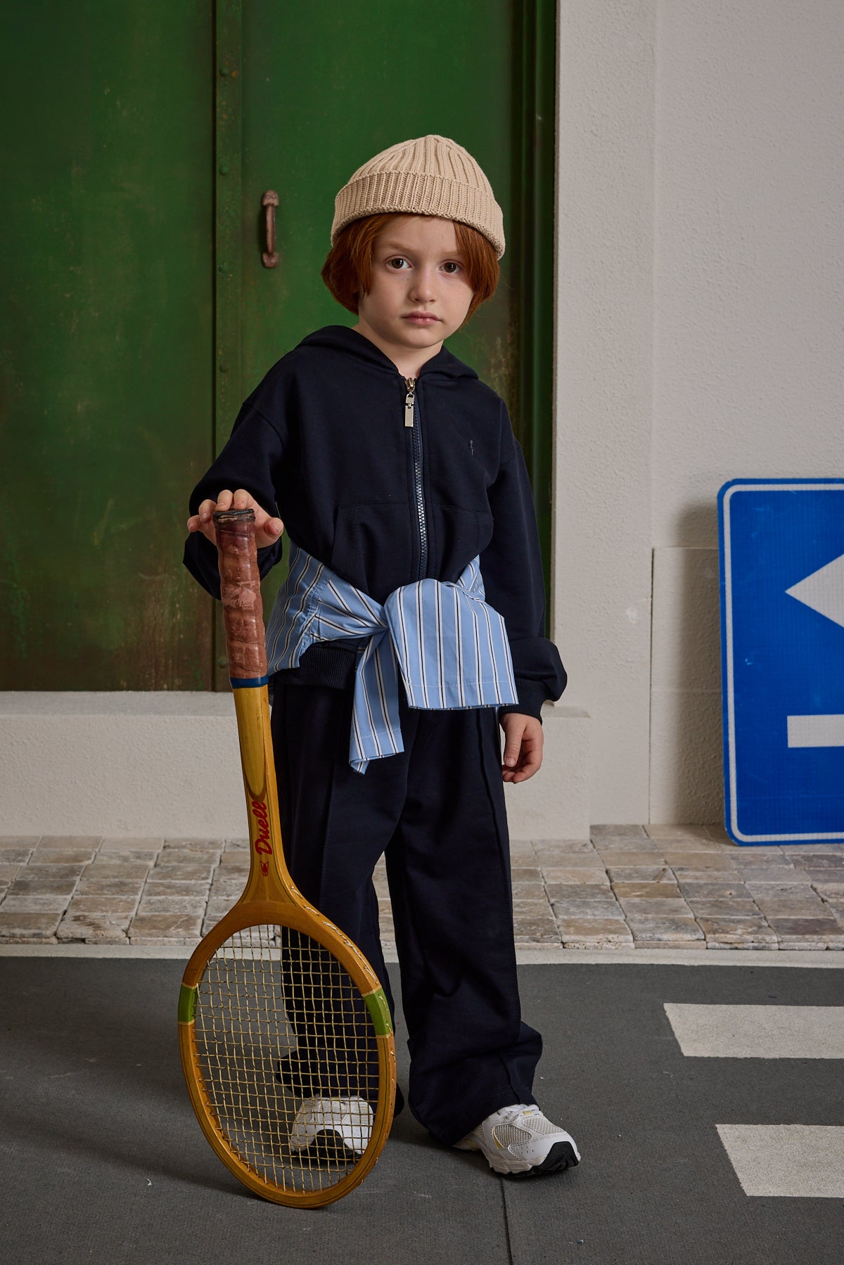 Kapüşonlu Basic Eşofman Takımı Lacivert