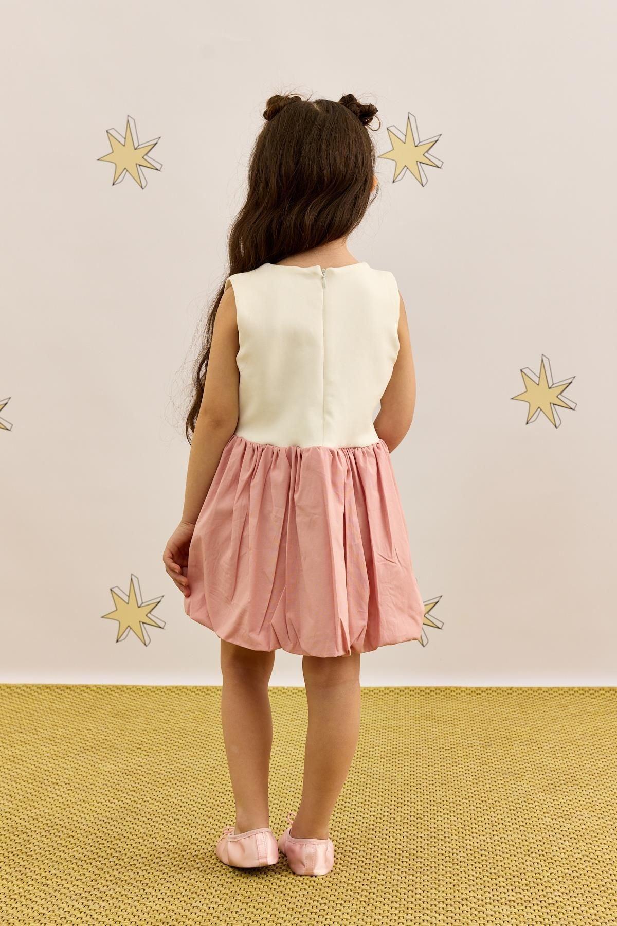 Sleeveless Balloon Dress Pink