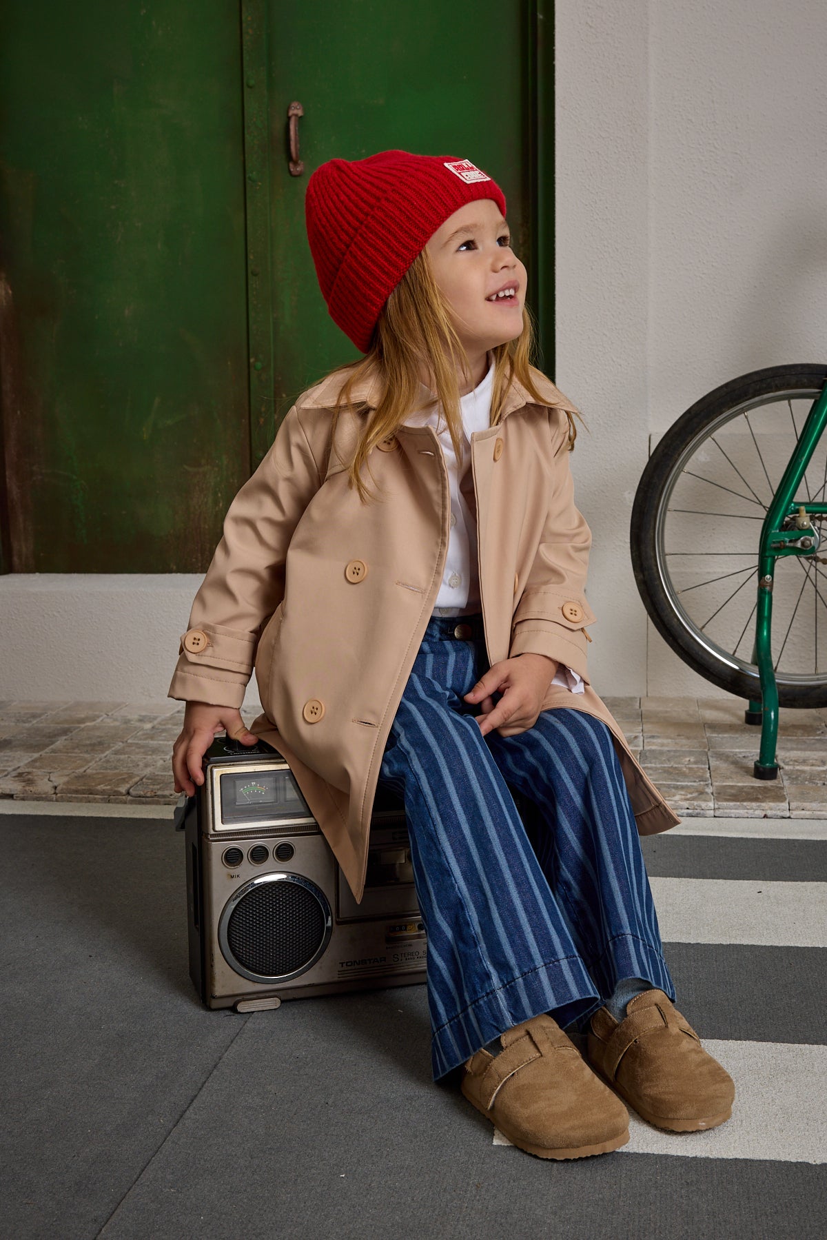 Kruvaze Kesim Trençkot Bej