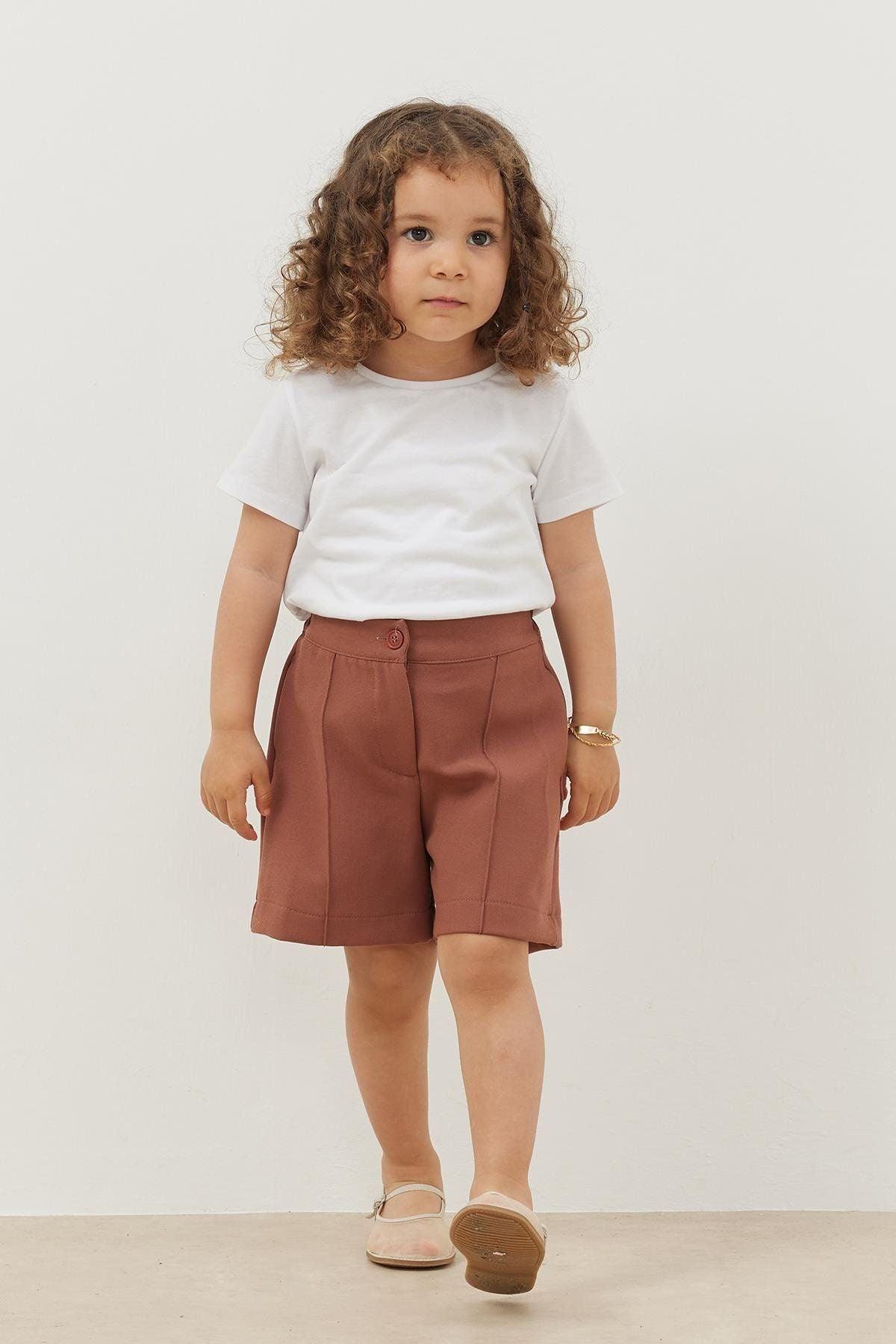 Ribbed Shorts Dark Pink