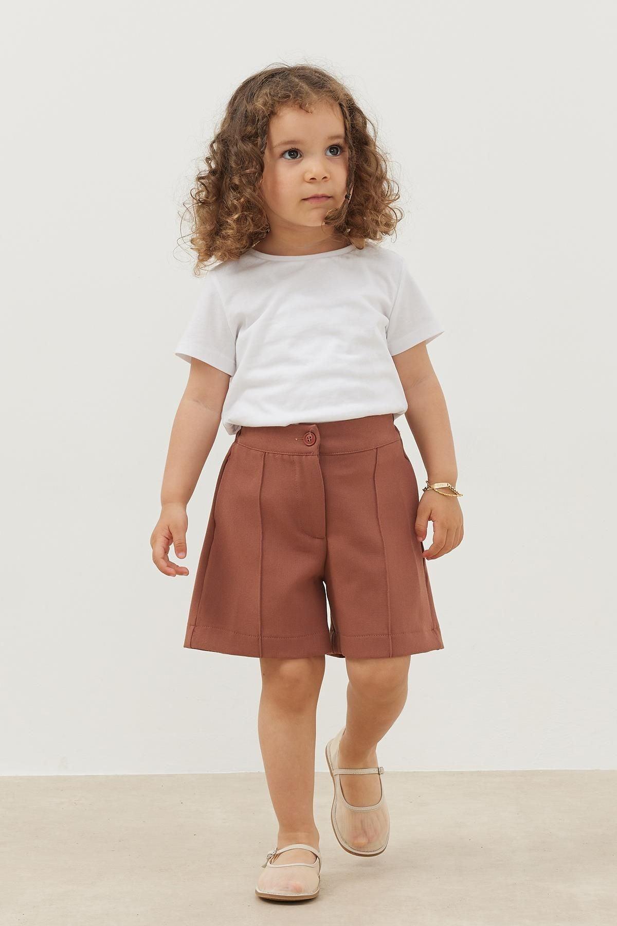 Ribbed Shorts Dark Pink