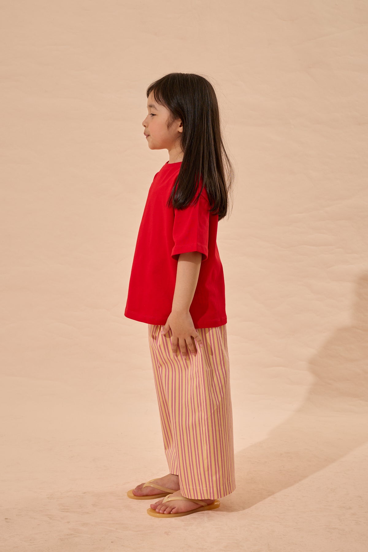 Oversize Basic Tişört Kırmızı