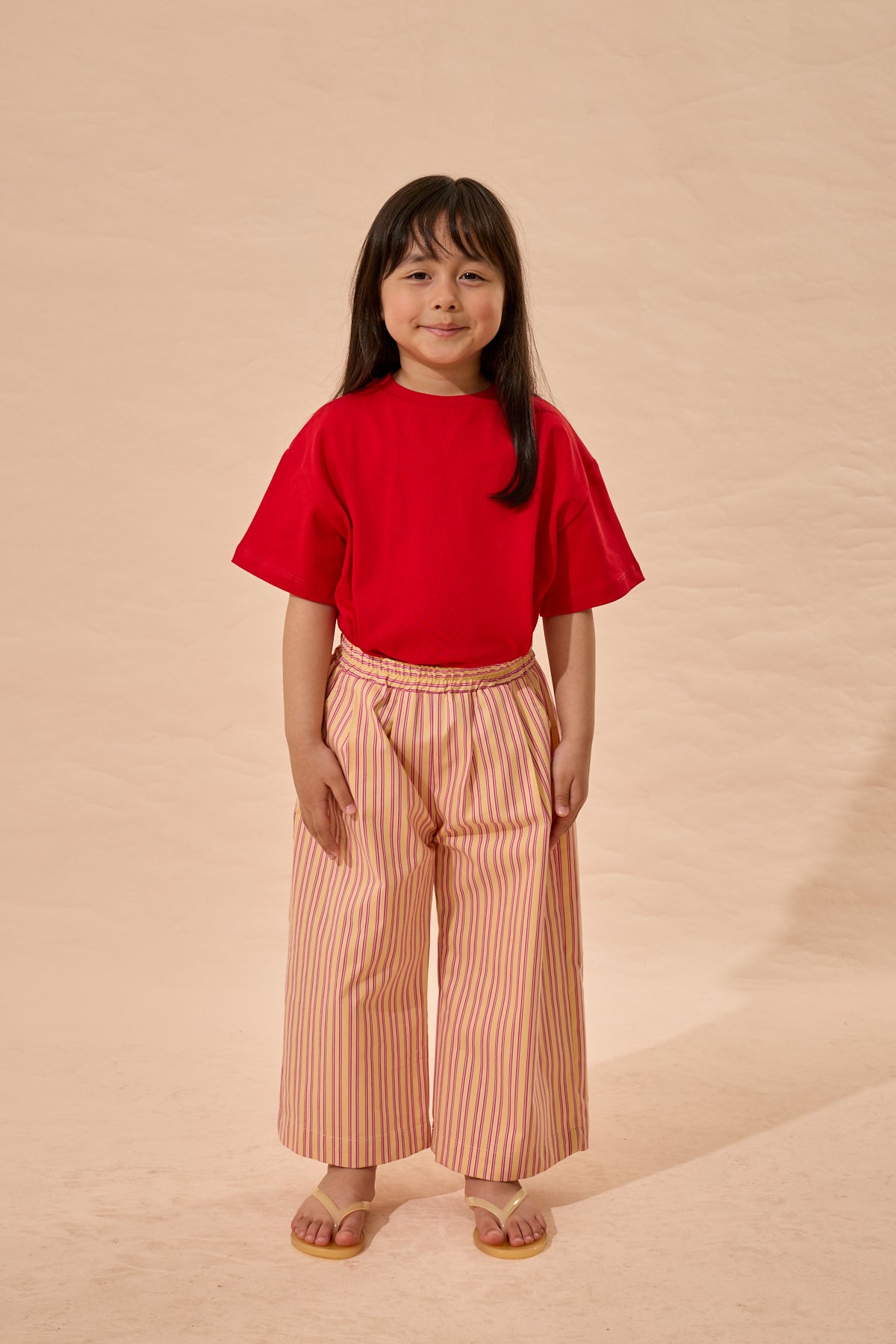 Oversize Basic Tişört Kırmızı