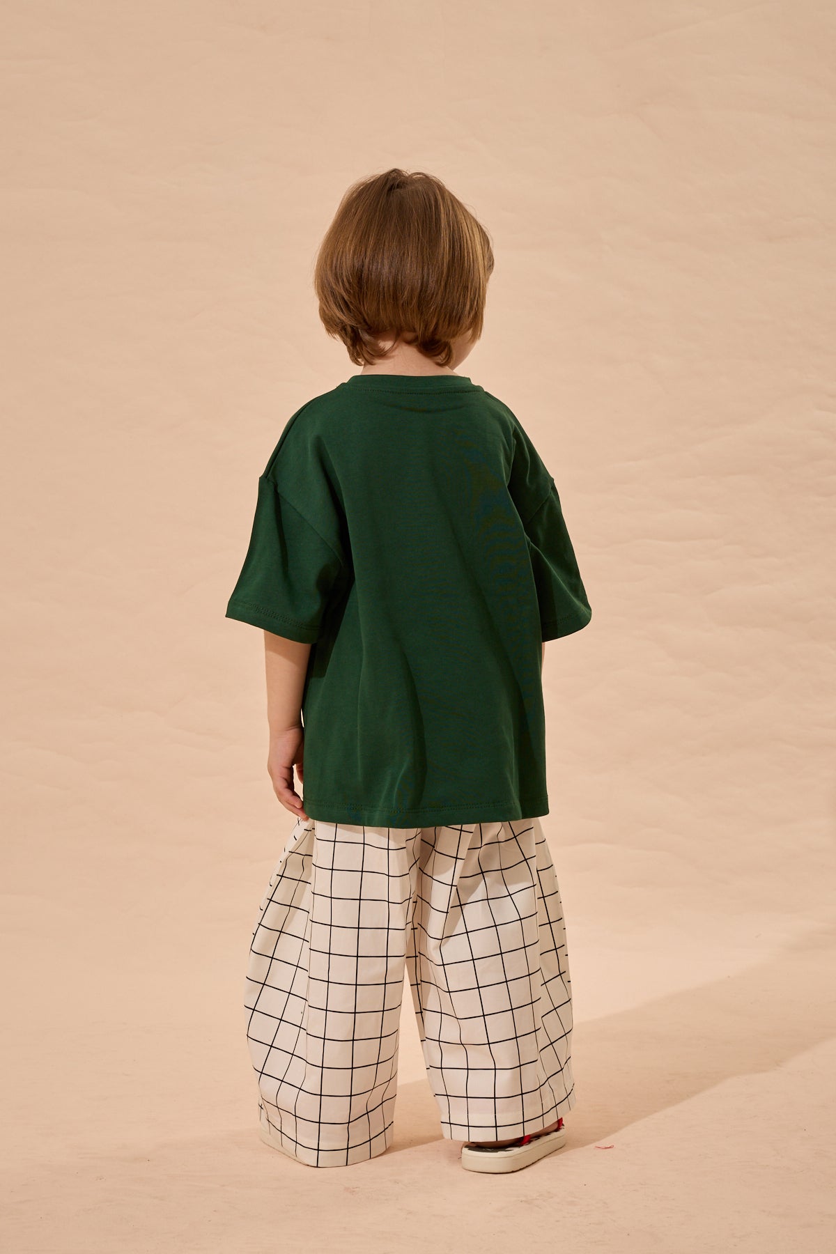 Oversize Basic Tişört Yeşil