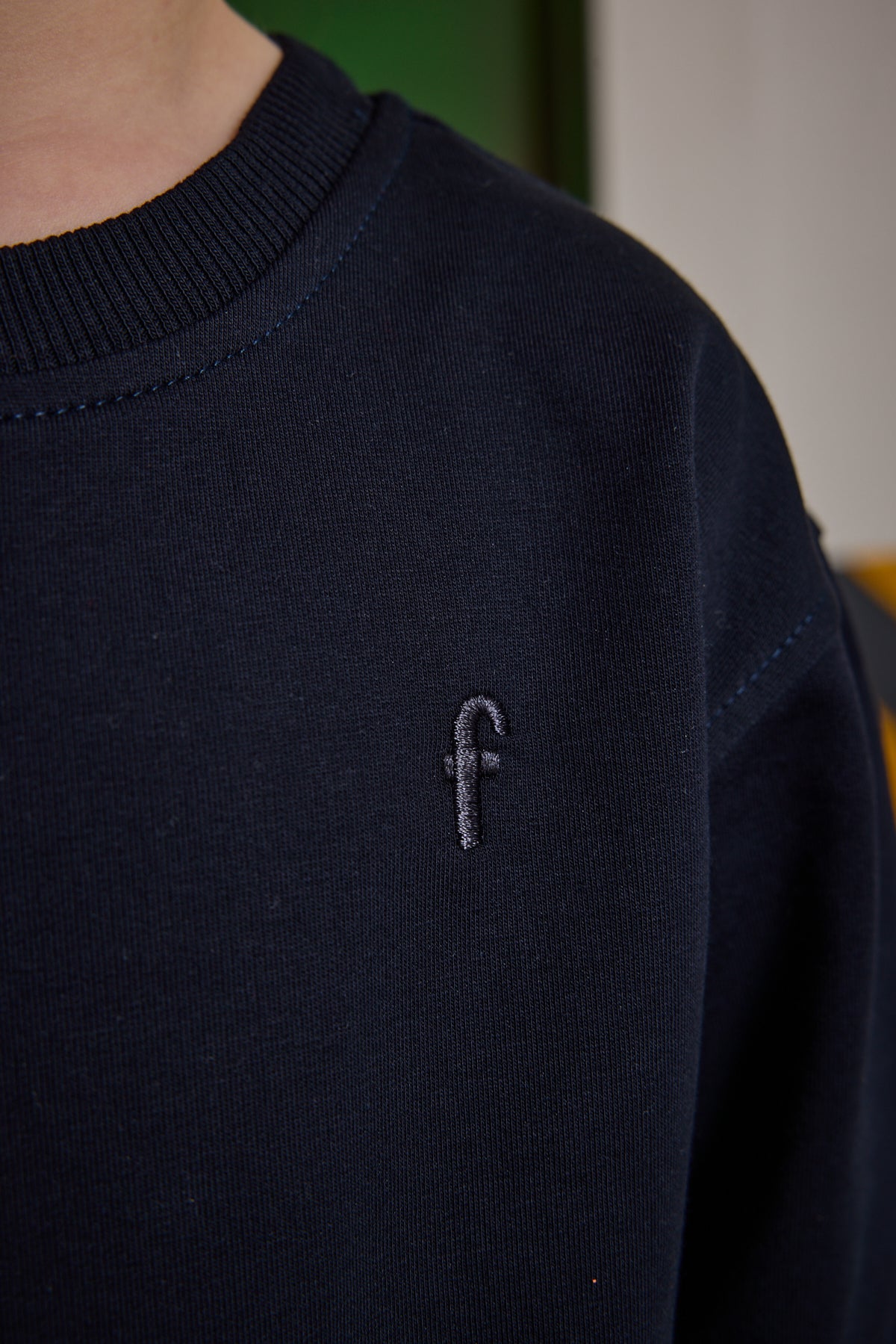 Oversize Baskılı Eşofman Takımı Lacivert