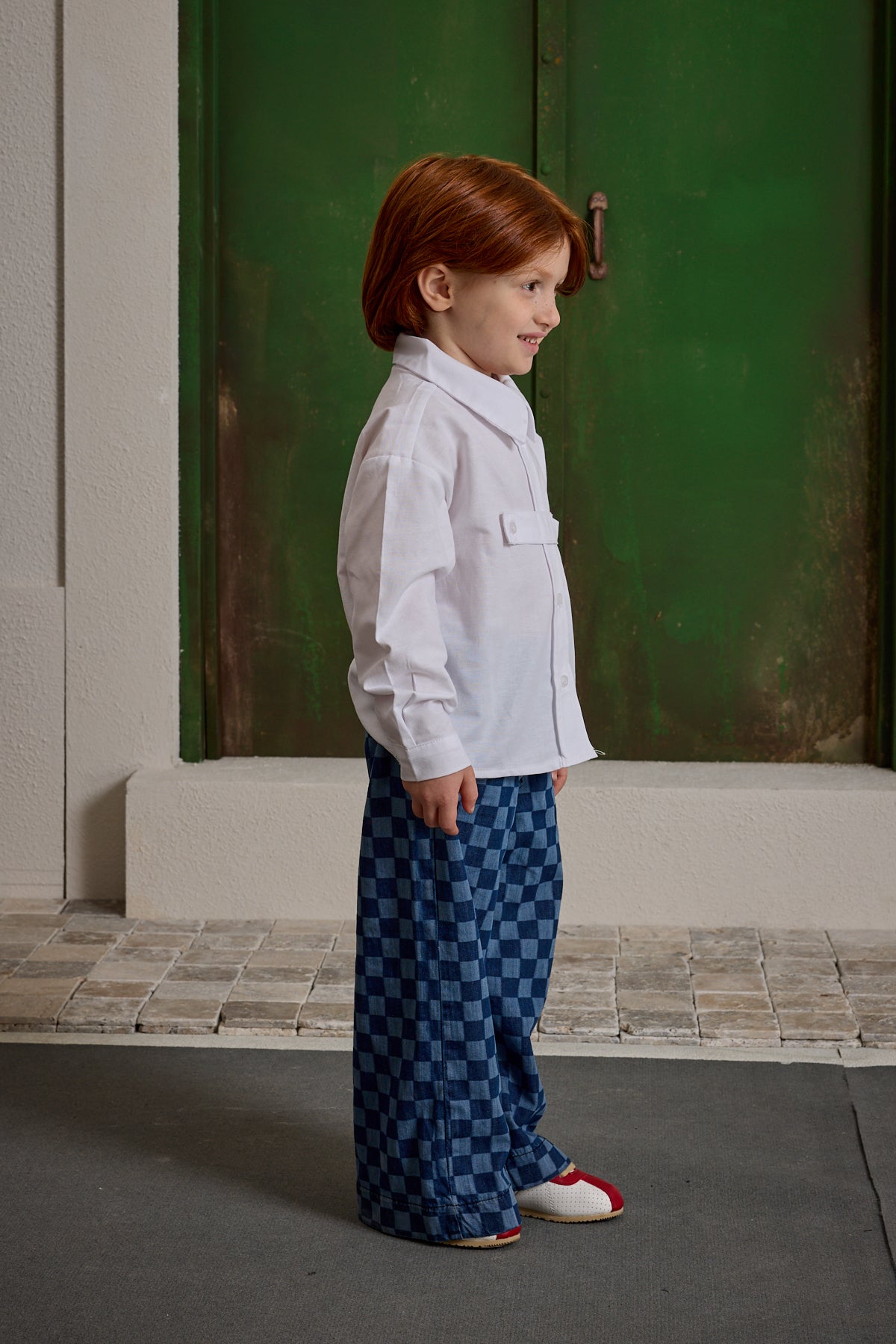 Oversize Oxford Gömlek Ekru