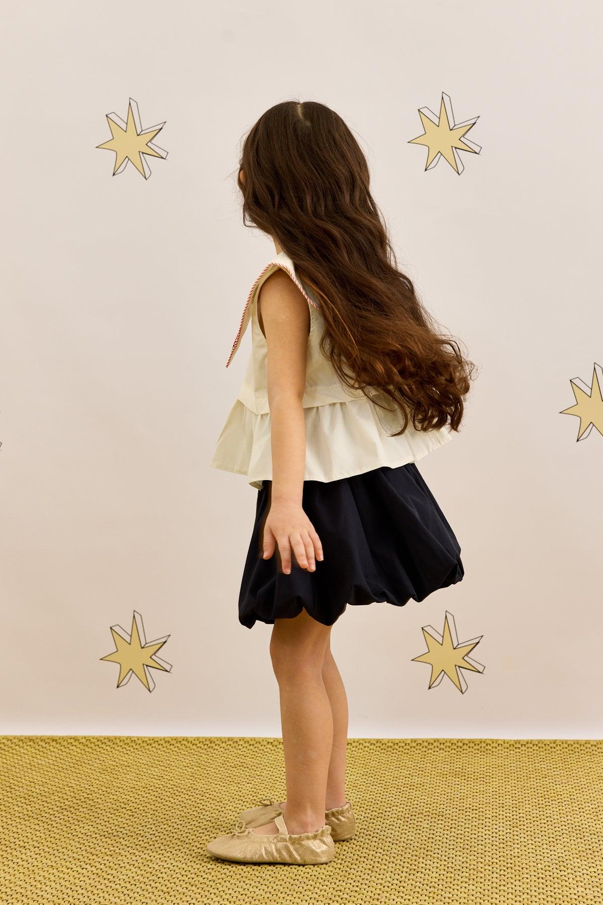 Peplum Shirt White